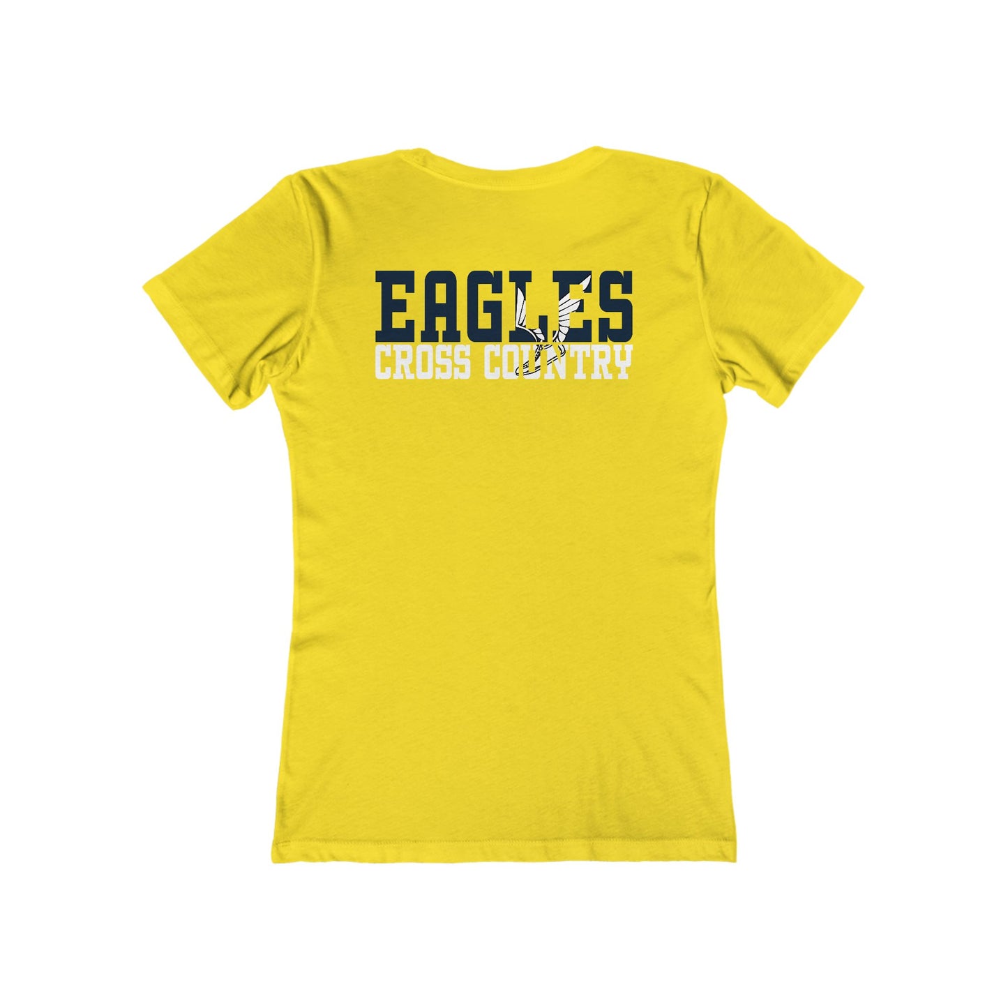 Cross Country Cutout - Next Level Women's The Boyfriend Tee