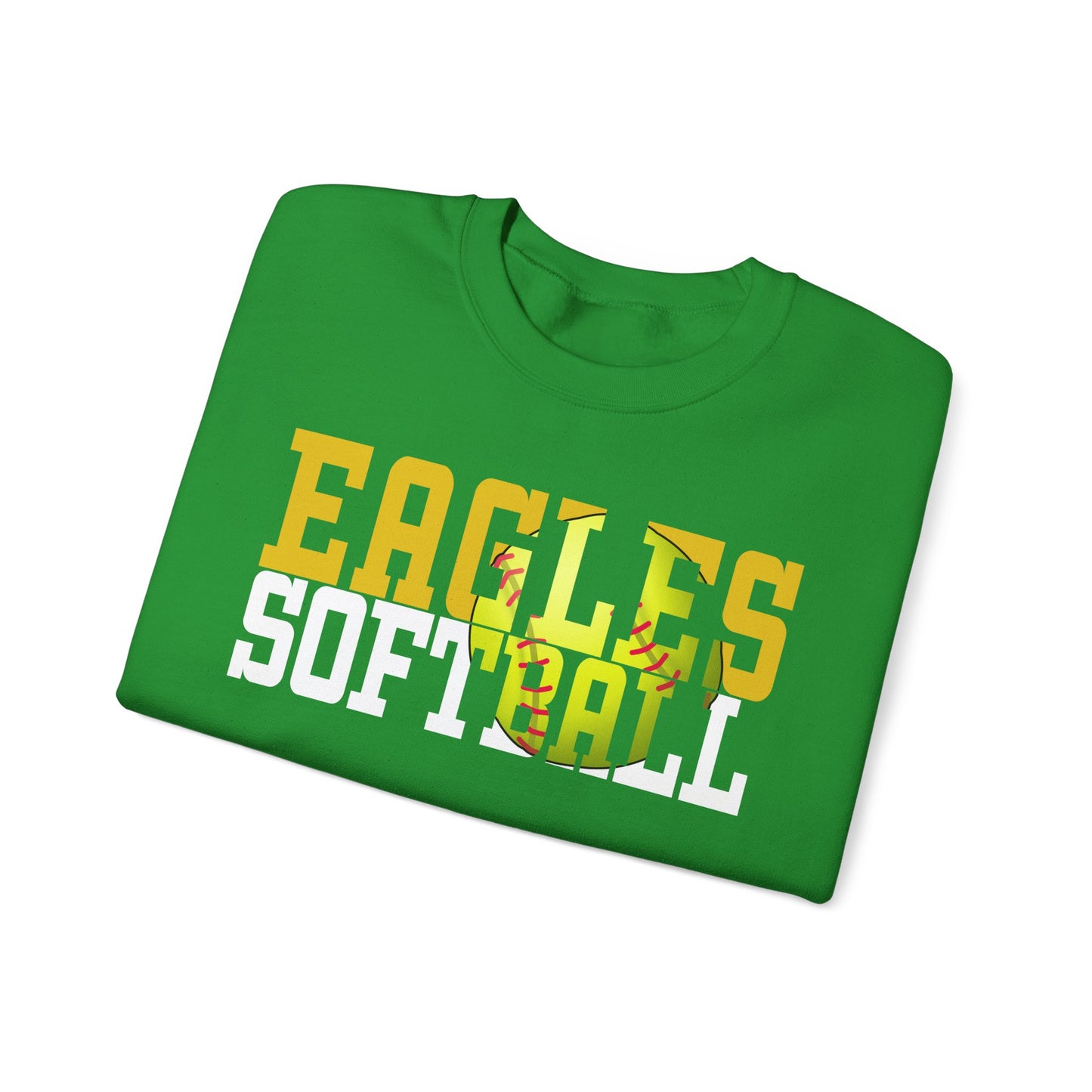 Softball Cutout - Gildan Unisex Heavy Blend™ Crewneck Sweatshirt