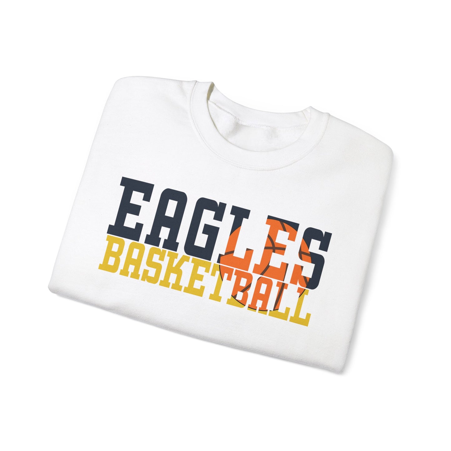 Basketball Cutout - Gildan Unisex Heavy Blend™ Crewneck Sweatshirt