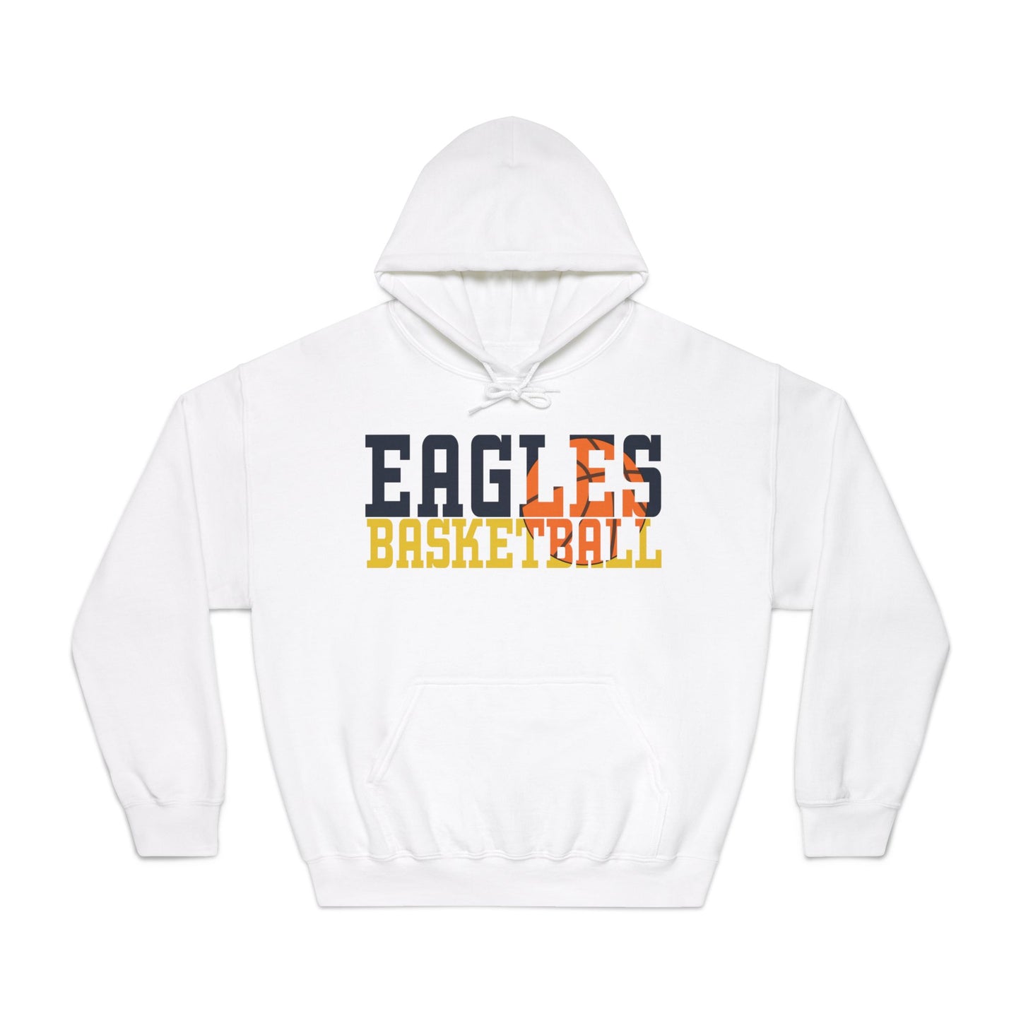 Basketball Cutout - Gildan Unisex DryBlend® Hooded Sweatshirt