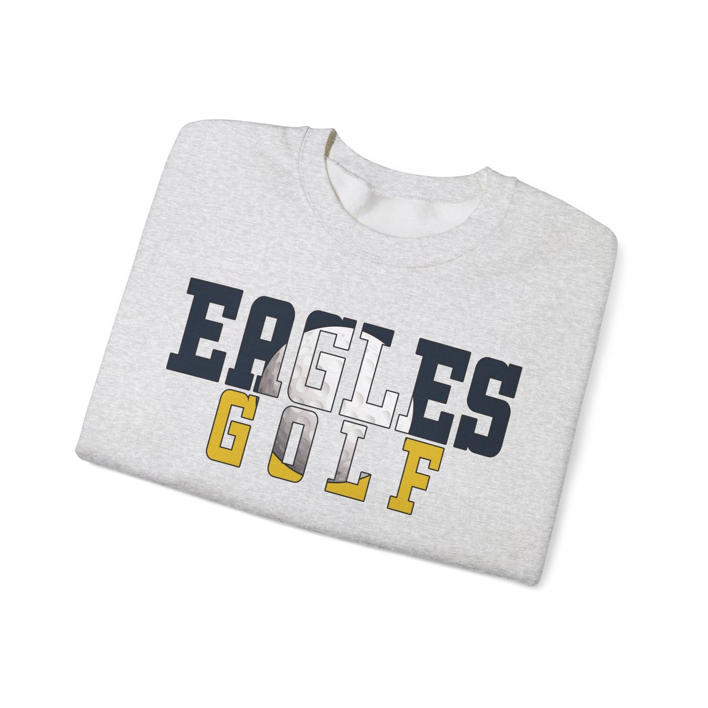 Gold Cutout - Gildan Unisex Heavy Blend™ Crewneck Sweatshirt
