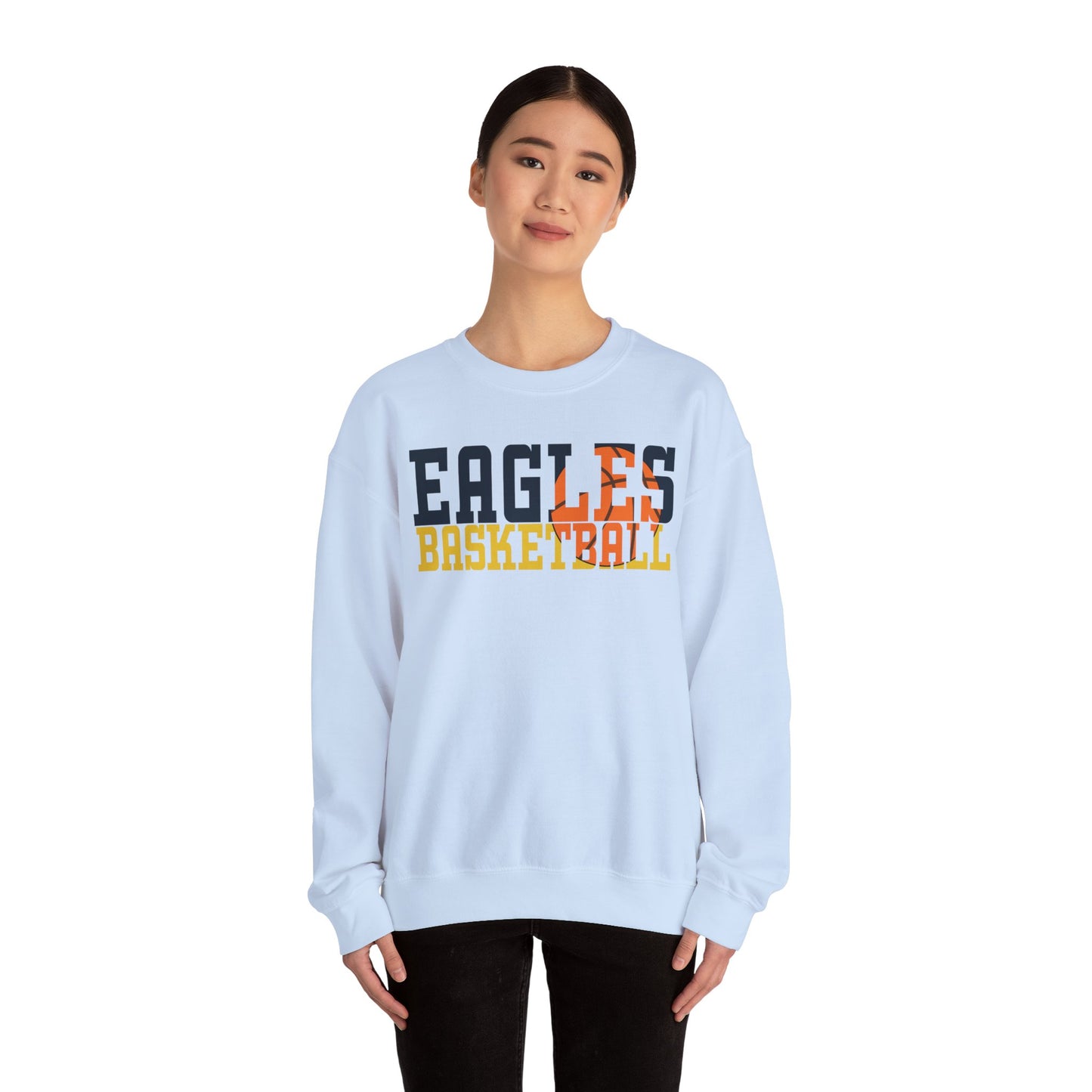 Basketball Cutout - Gildan Unisex Heavy Blend™ Crewneck Sweatshirt