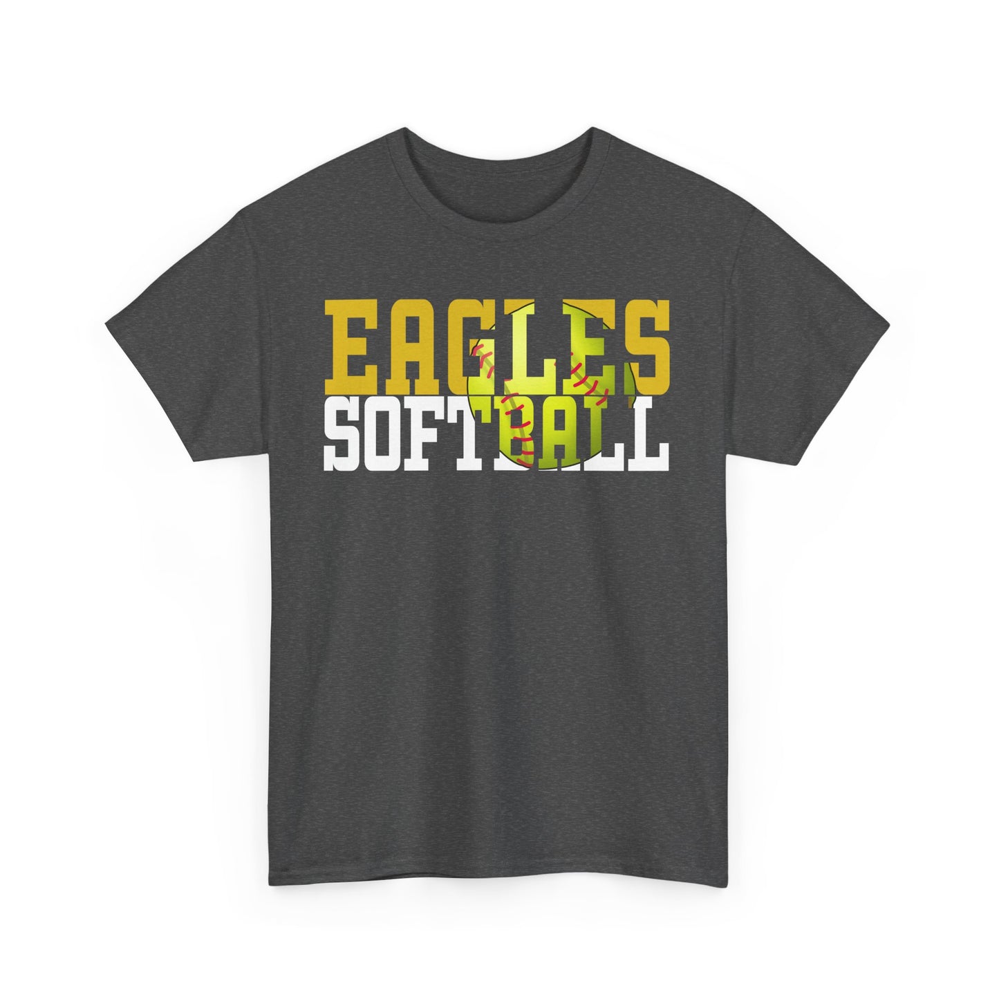 Softball Cutout - Gildan Unisex Heavy Cotton Tee