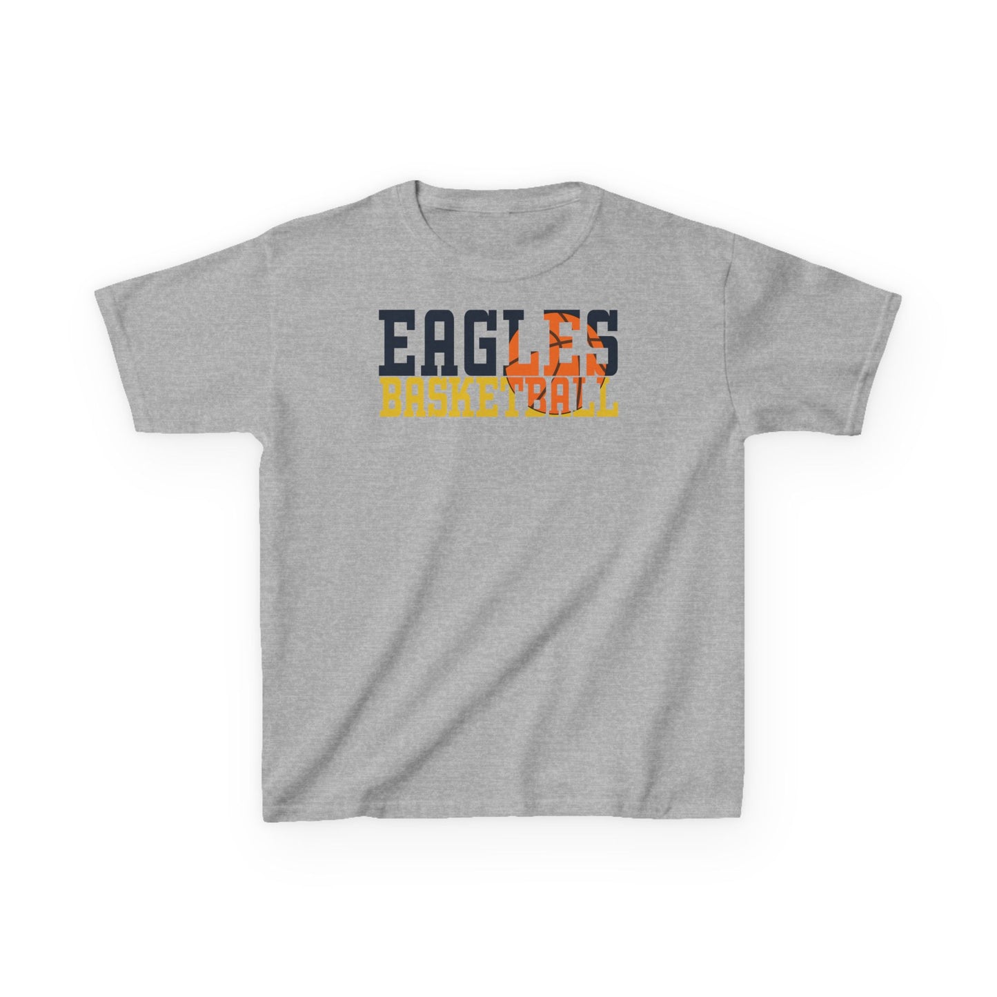 Basketball Cutout - Gildan Kids Heavy Cotton™ Tee