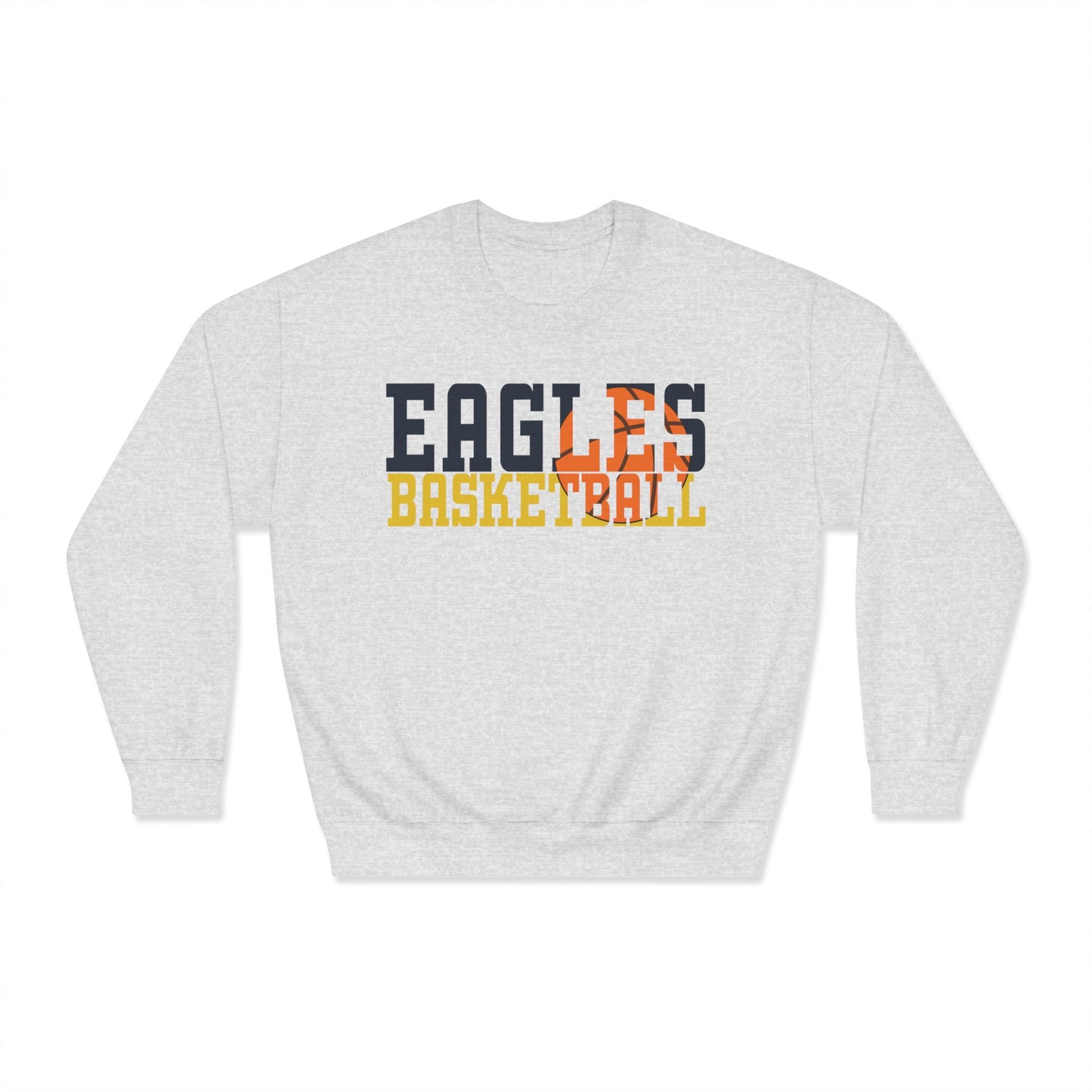 Basketball Cutout - Gildan Unisex DryBlend® Crewneck Sweatshirt