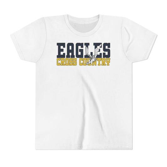 Cross County Cutout - Bella+Canva Youth Short Sleeve Tee