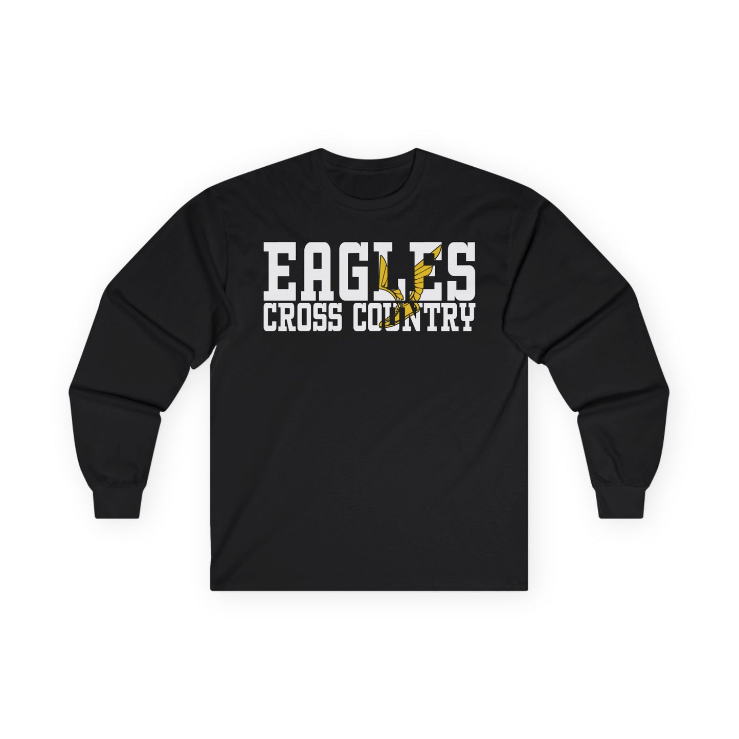 Cross Country Cutout -  Gildan Ultra Cotton Long Sleeve Tee