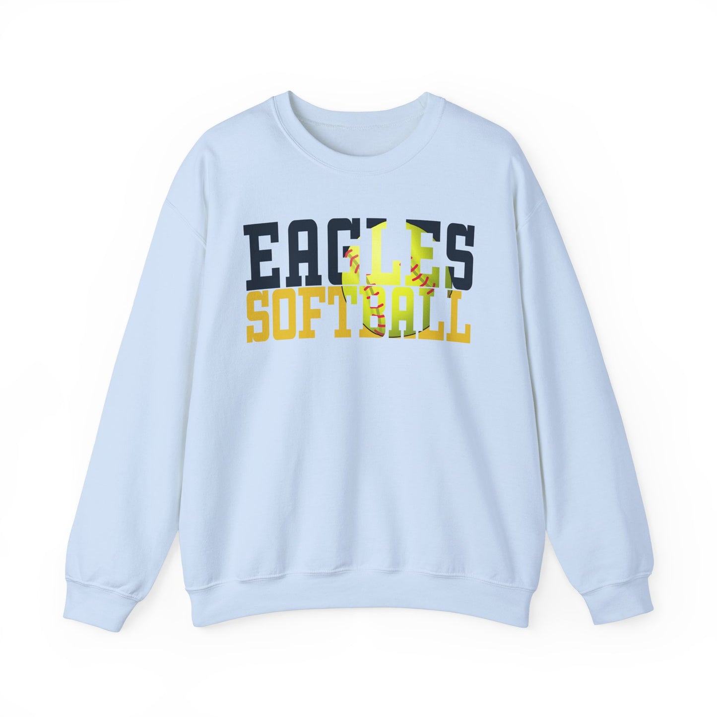 Softball Cutout - Gildan Unisex Heavy Blend™ Crewneck Sweatshirt