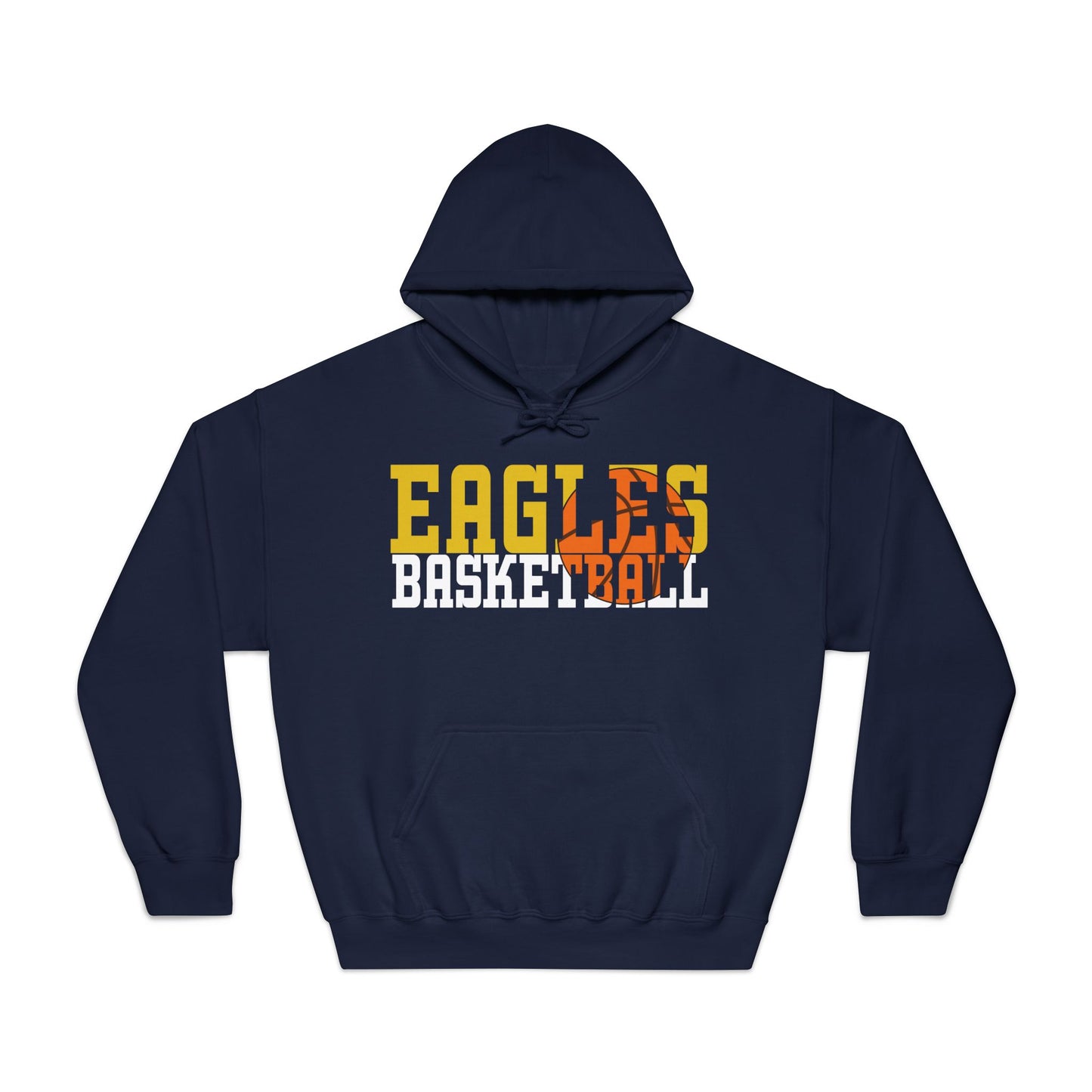 Basketball Cutout - Gildan Unisex DryBlend® Hooded Sweatshirt