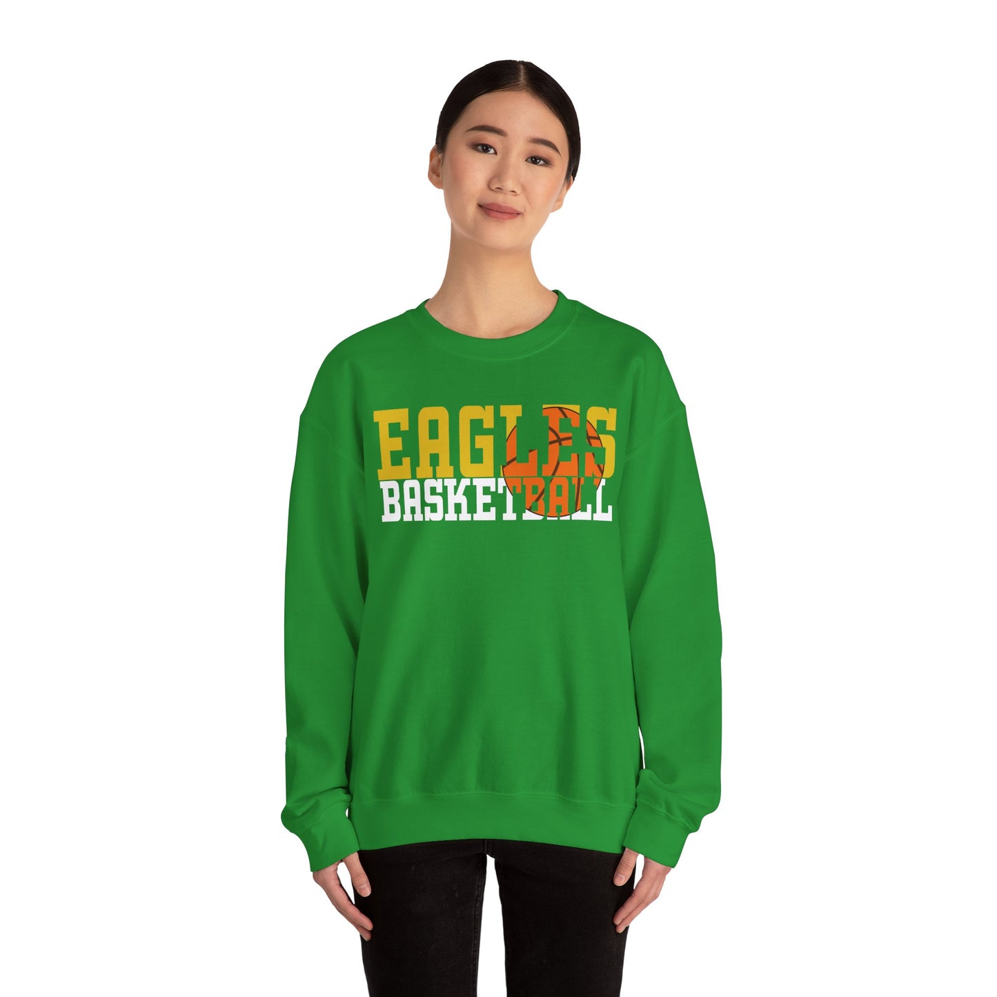 Basketball Cutout - Gildan Unisex Heavy Blend™ Crewneck Sweatshirt