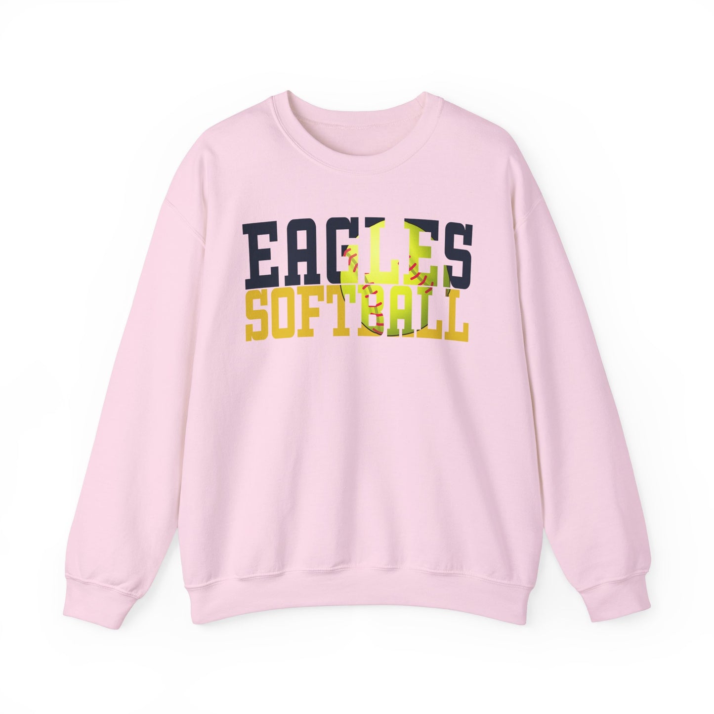 Softball Cutout - Gildan Unisex Heavy Blend™ Crewneck Sweatshirt