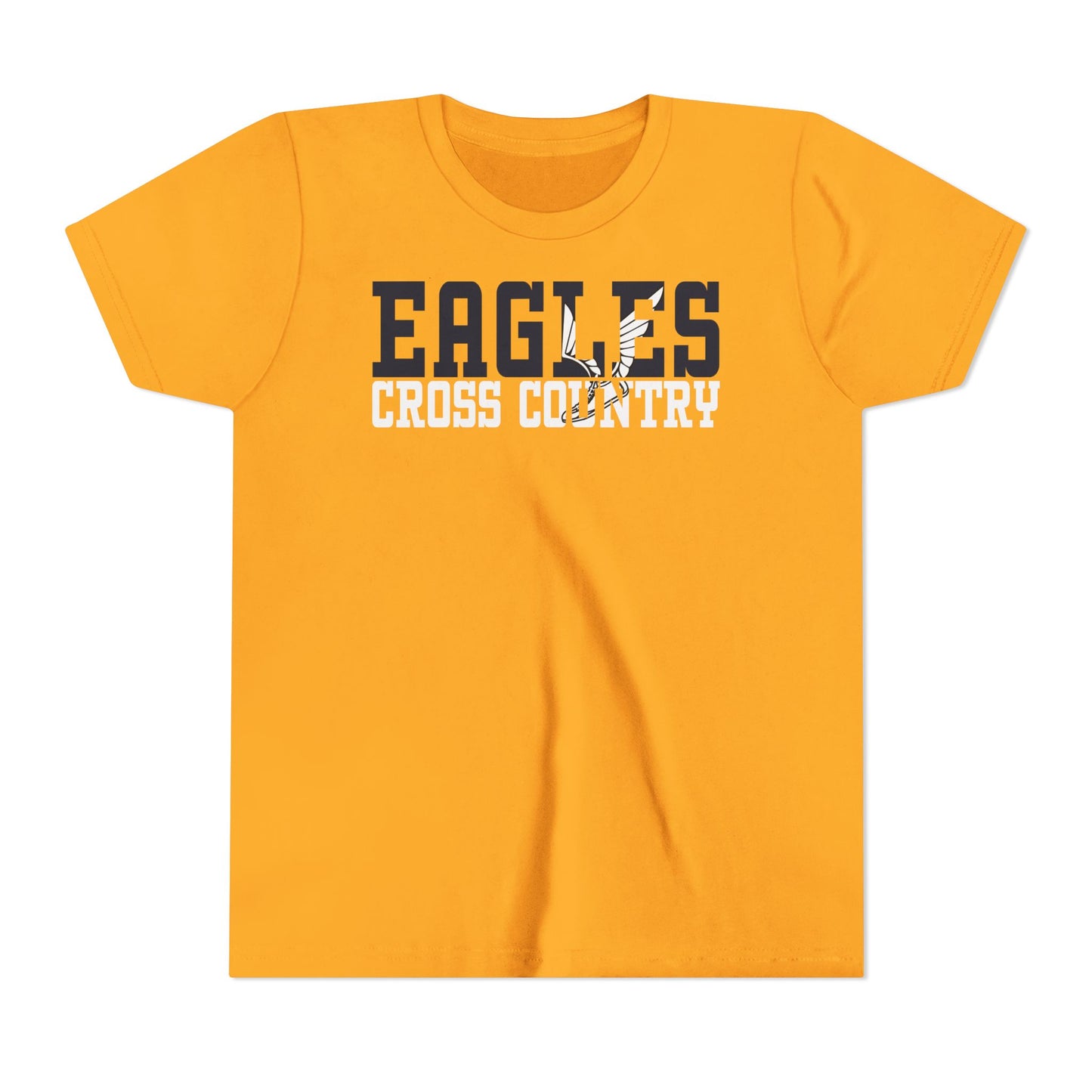 Cross County Cutout - Bella+Canva Youth Short Sleeve Tee