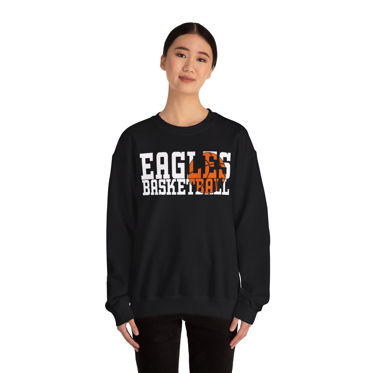 Basketball Cutout - Gildan Unisex Heavy Blend™ Crewneck Sweatshirt