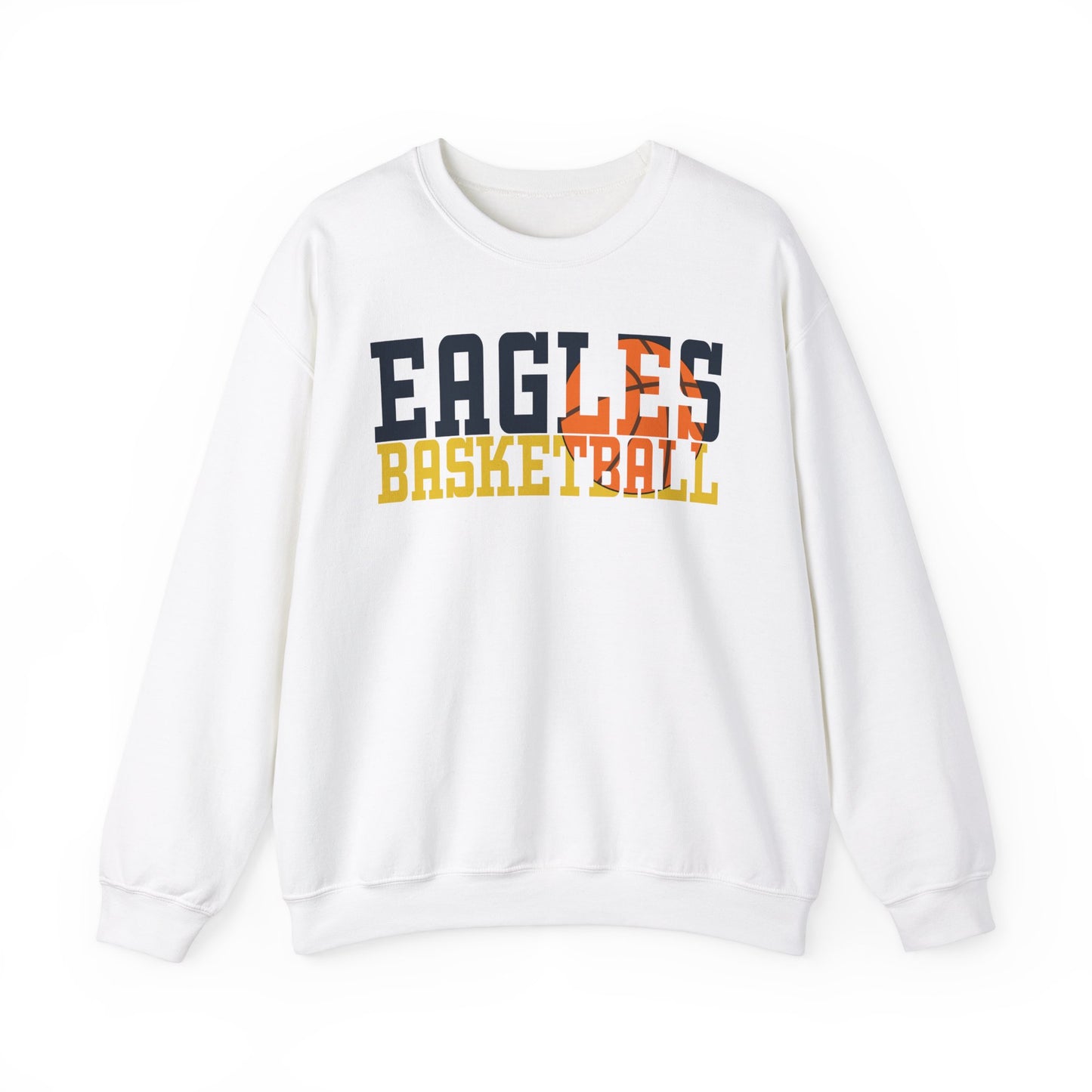 Basketball Cutout - Gildan Unisex Heavy Blend™ Crewneck Sweatshirt