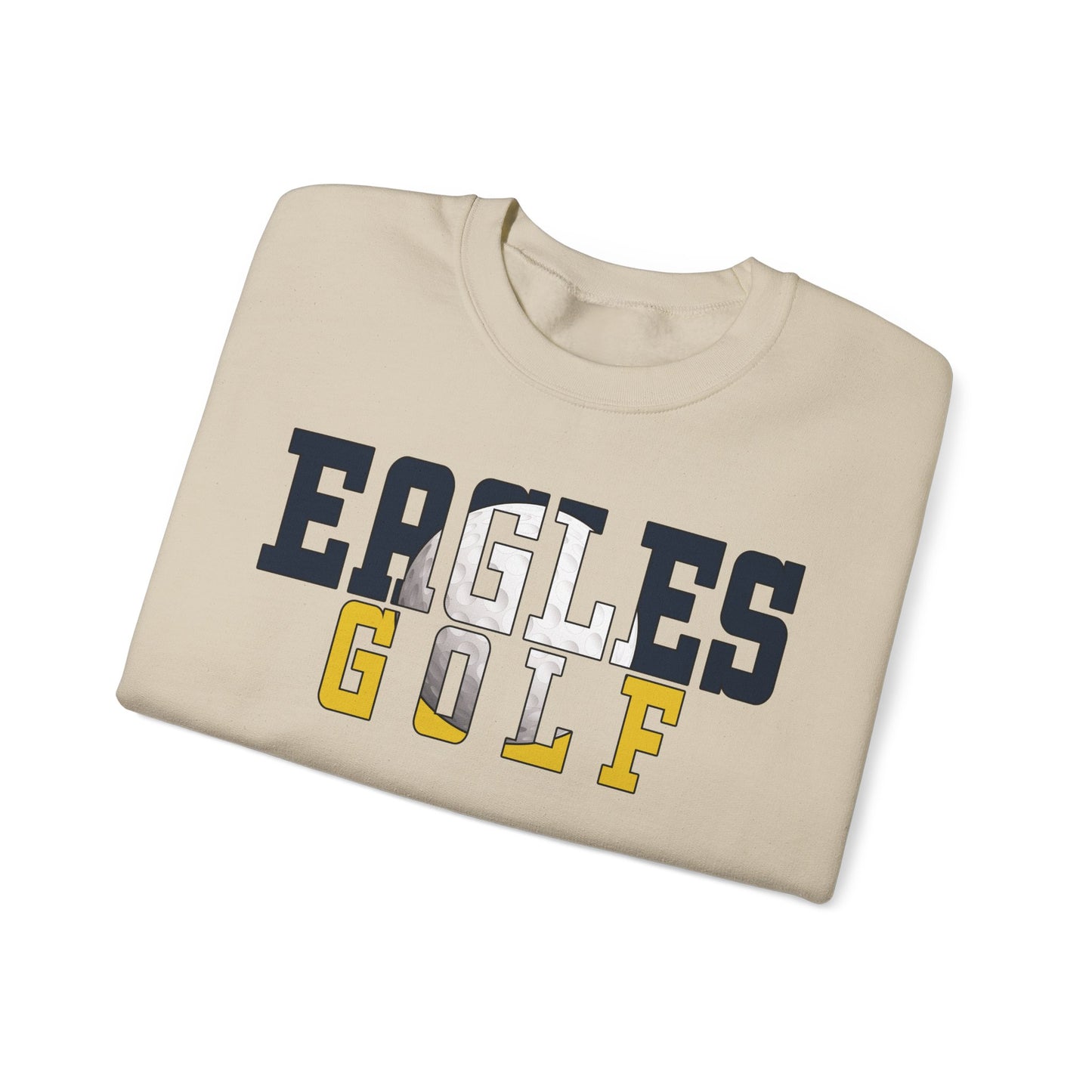 Gold Cutout - Gildan Unisex Heavy Blend™ Crewneck Sweatshirt