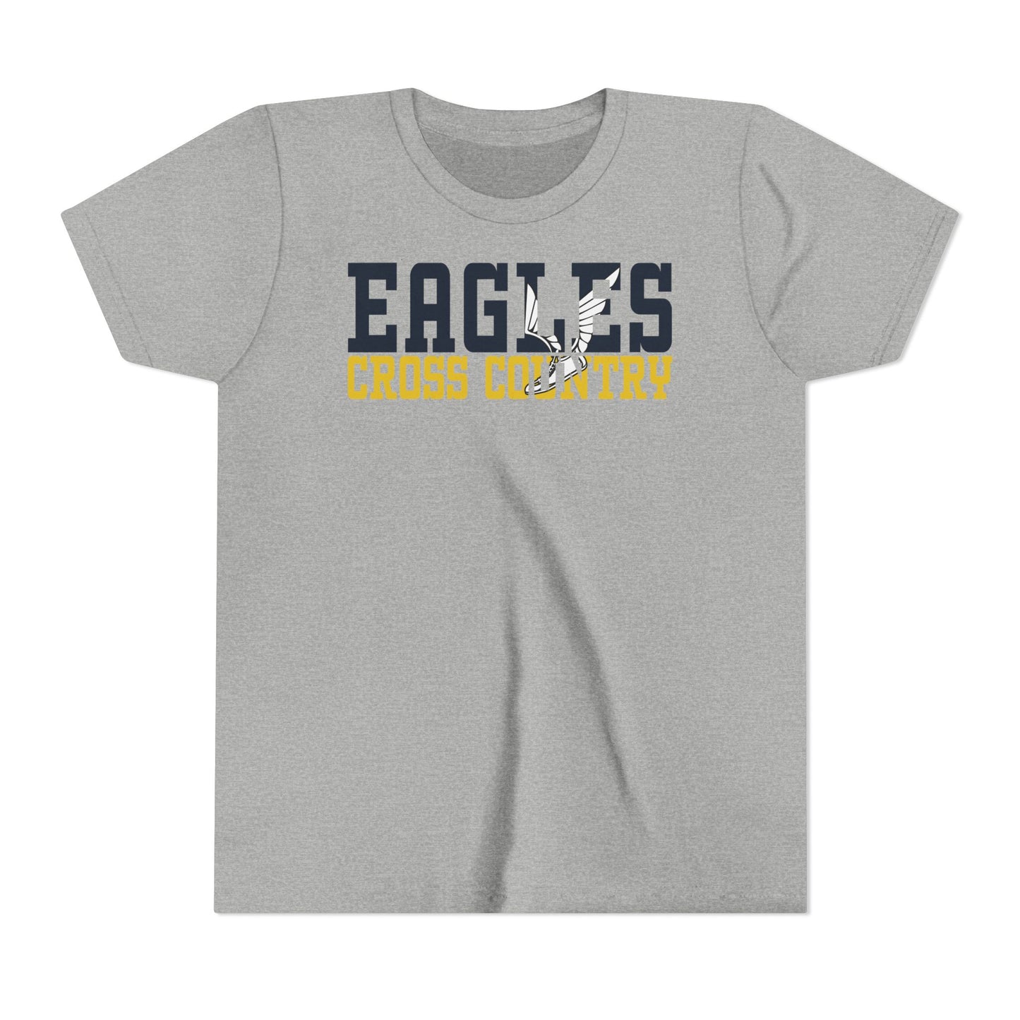 Cross County Cutout - Bella+Canva Youth Short Sleeve Tee