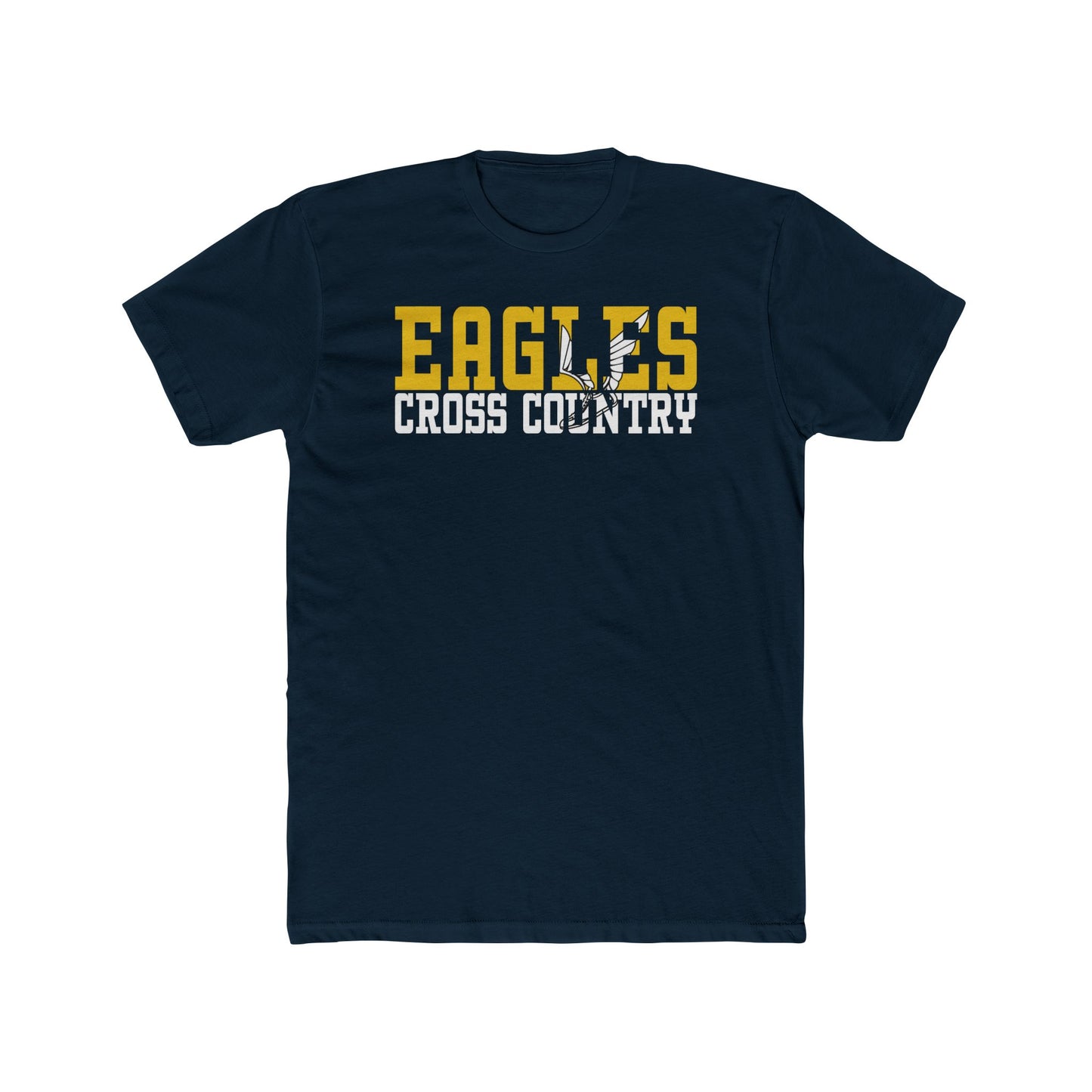 Cross Country Cutout - Next Level Men's Cotton Crew Tee