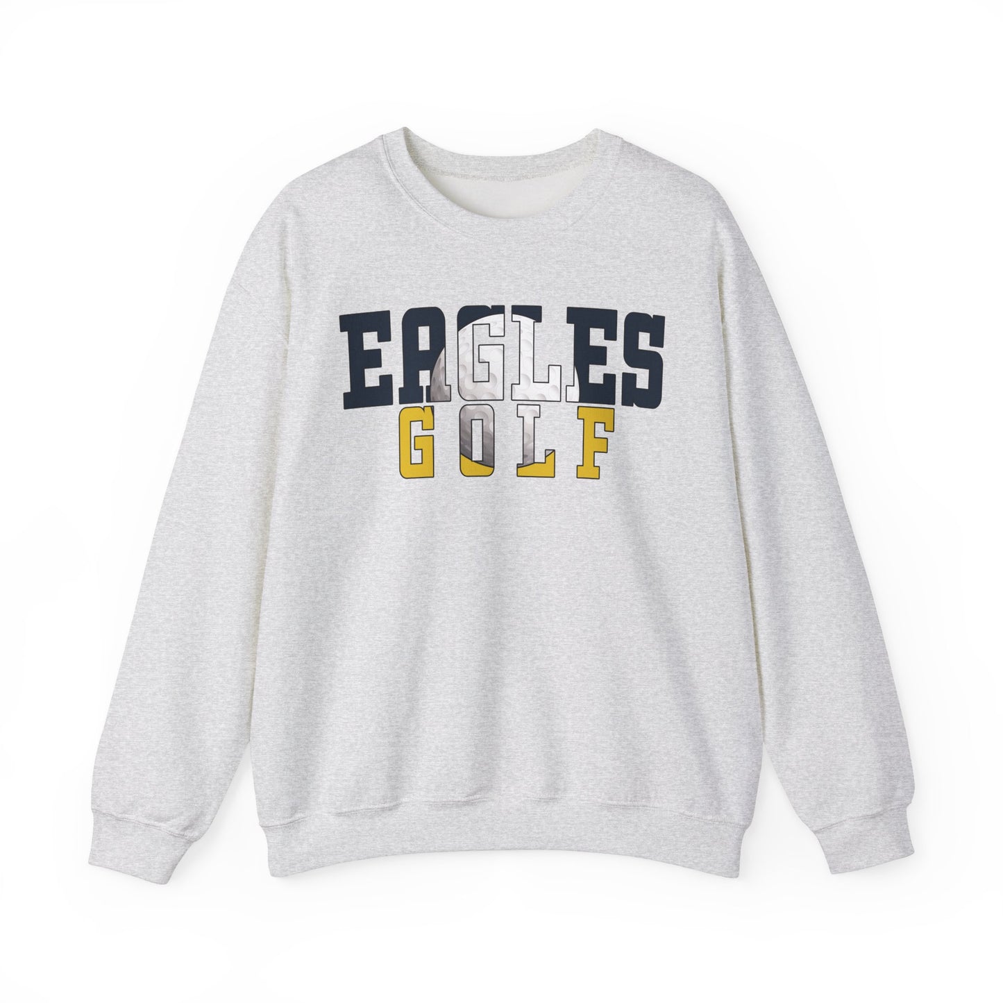 Gold Cutout - Gildan Unisex Heavy Blend™ Crewneck Sweatshirt