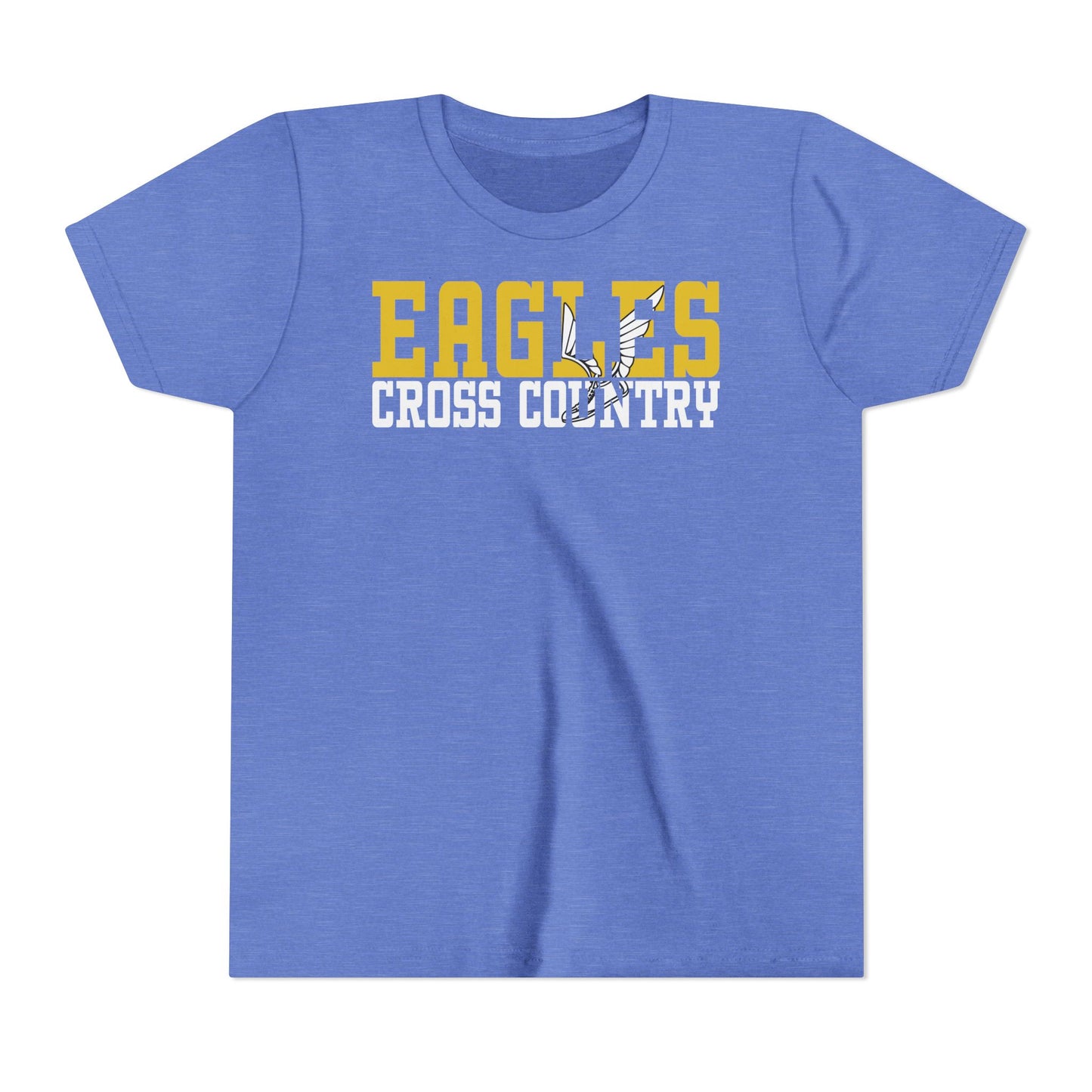 Cross County Cutout - Bella+Canva Youth Short Sleeve Tee