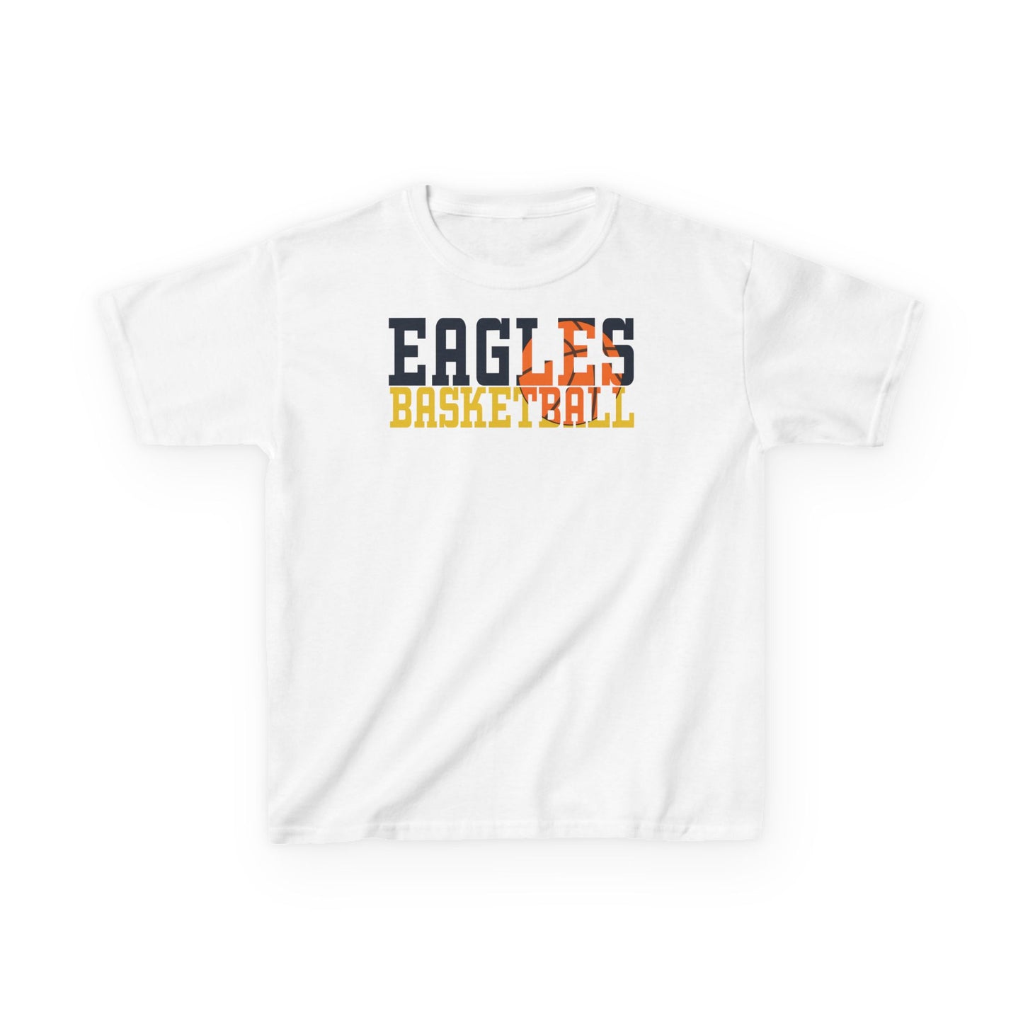 Basketball Cutout - Gildan Kids Heavy Cotton™ Tee