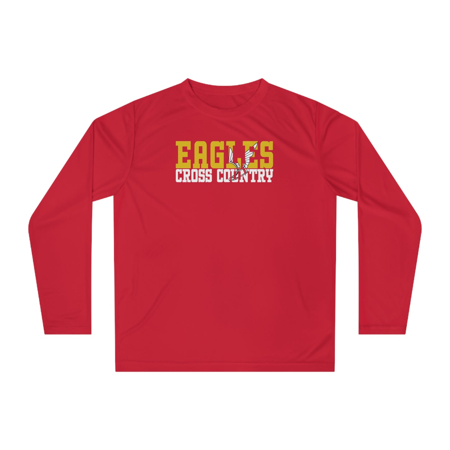 Cross Country Cutout - Team 365 Unisex Performance Long Sleeve Shirt