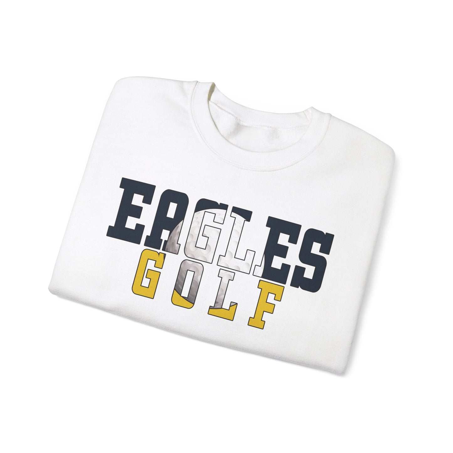 Gold Cutout - Gildan Unisex Heavy Blend™ Crewneck Sweatshirt
