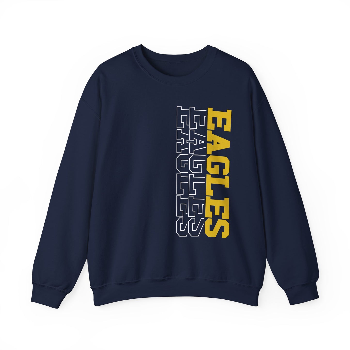 Sideways Eagle - Gildan Unisex Heavy Blend™ Crewneck Sweatshirt