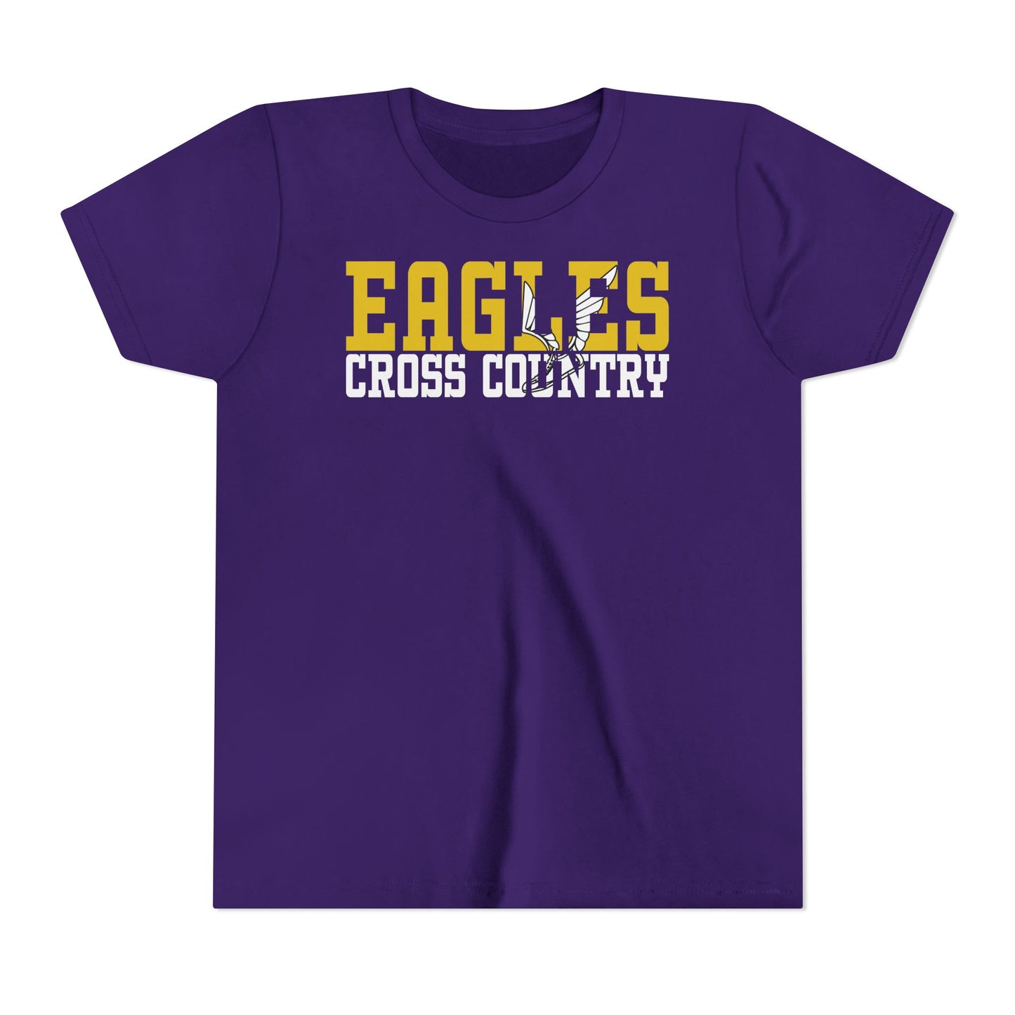 Cross County Cutout - Bella+Canva Youth Short Sleeve Tee