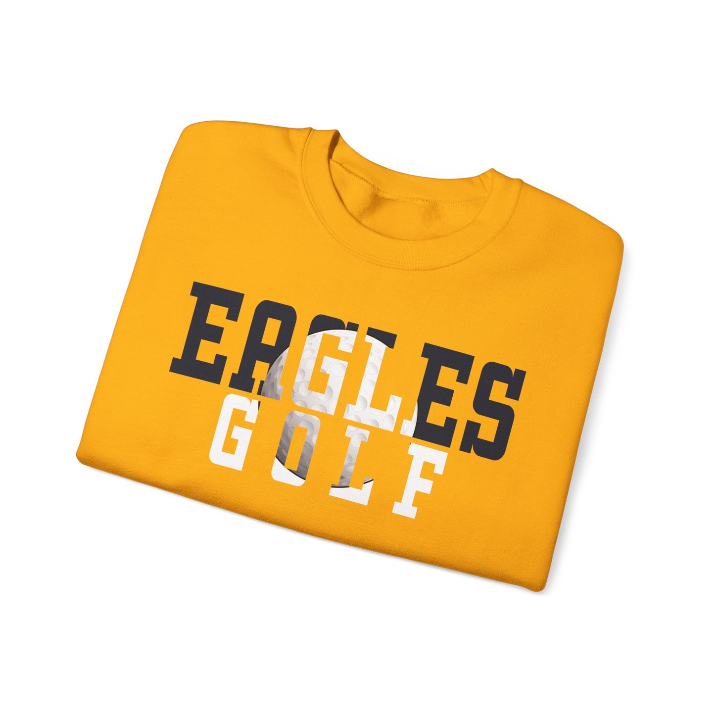 Gold Cutout - Gildan Unisex Heavy Blend™ Crewneck Sweatshirt