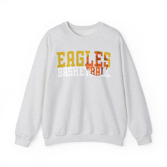 Basketball Cutout - Gildan Unisex Heavy Blend™ Crewneck Sweatshirt