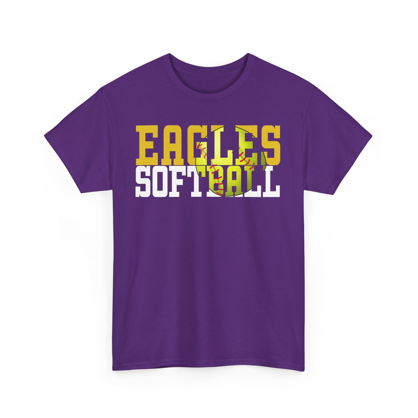 Softball Cutout - Gildan Unisex Heavy Cotton Tee