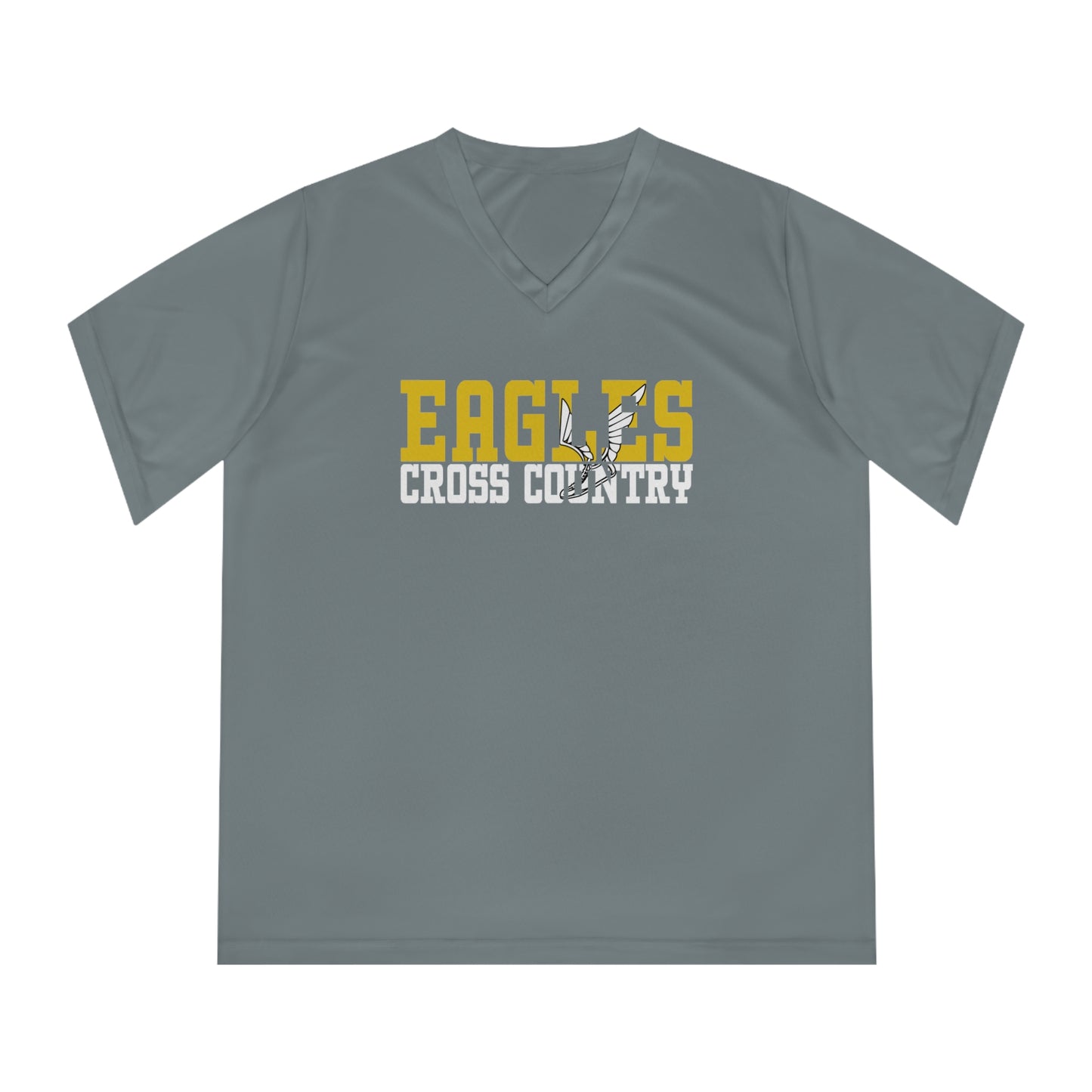 Cross Country Cutout - Team 365 Women's Performance V-Neck T-Shirt