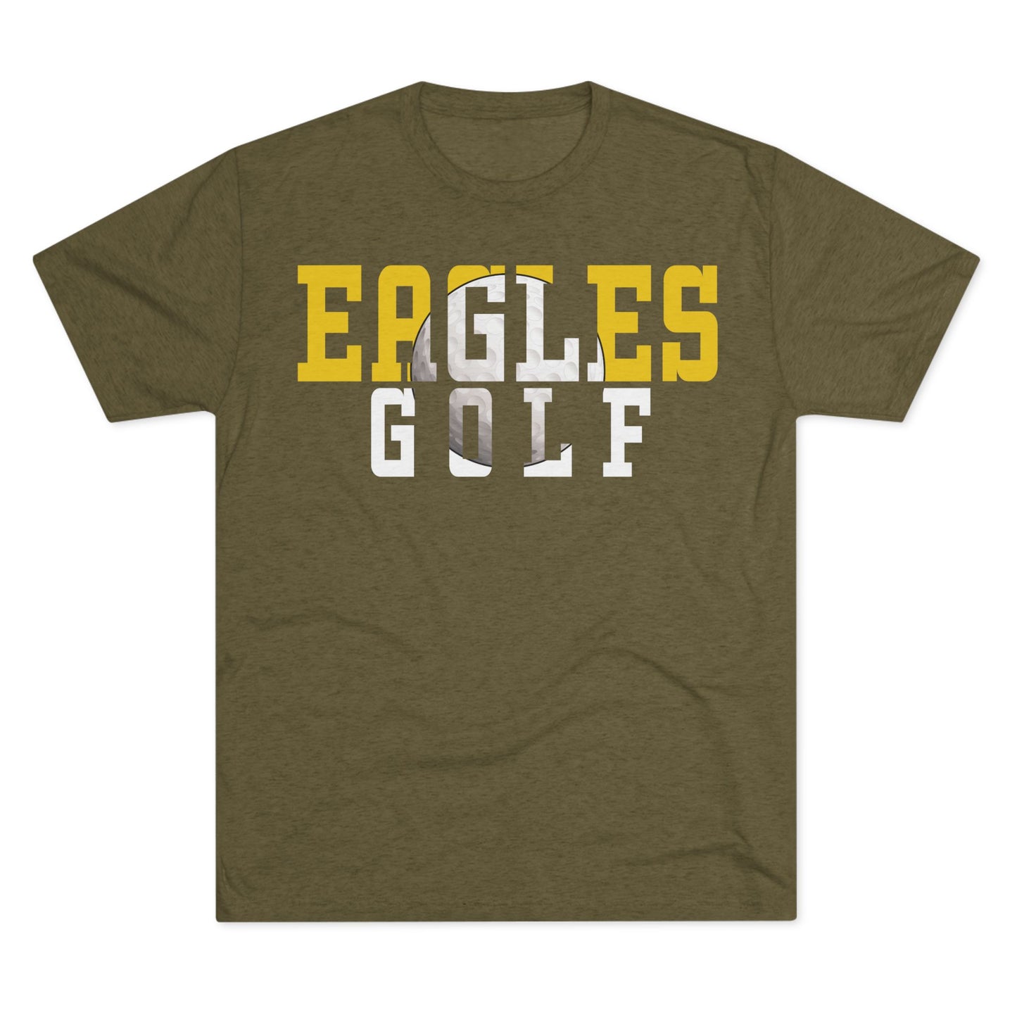 Golf Cutout - Next Level Unisex Tri-Blend Crew Tee