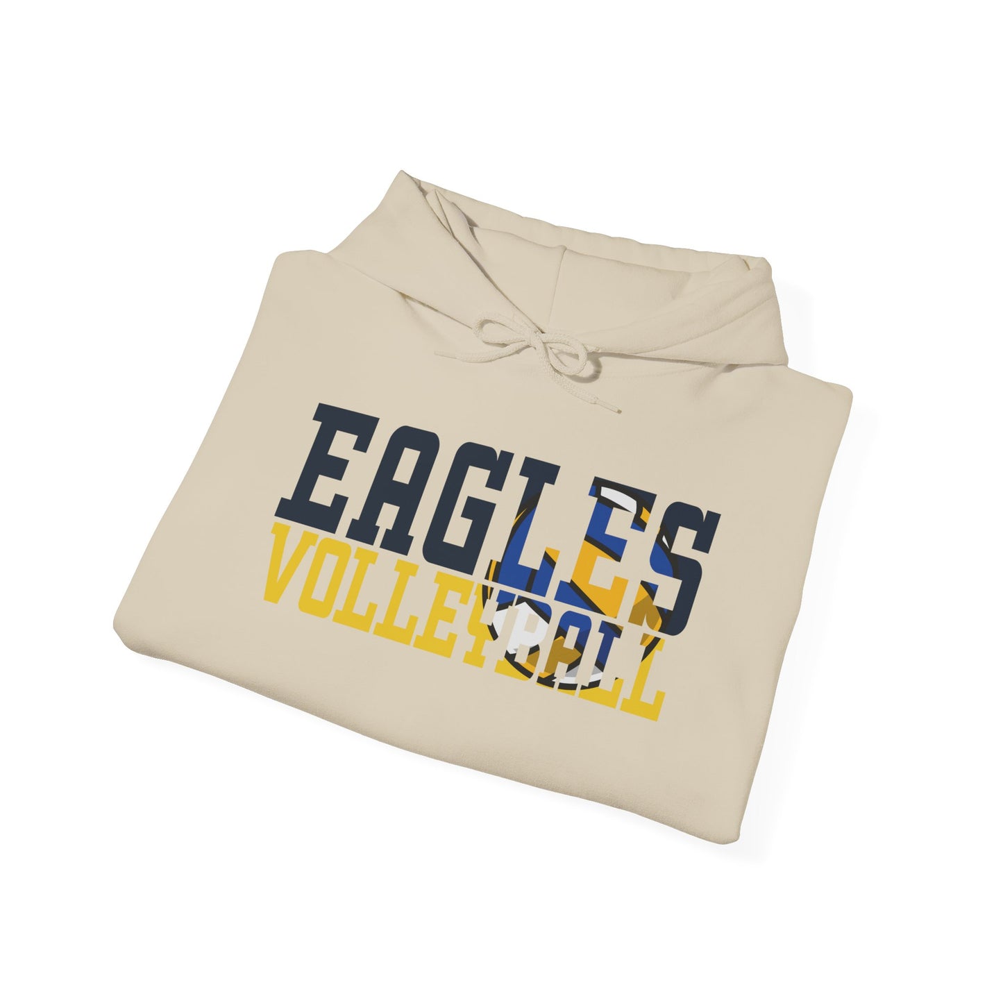 Volleyball Cutout - Gildan Unisex Heavy Blend™ Hooded Sweatshirt