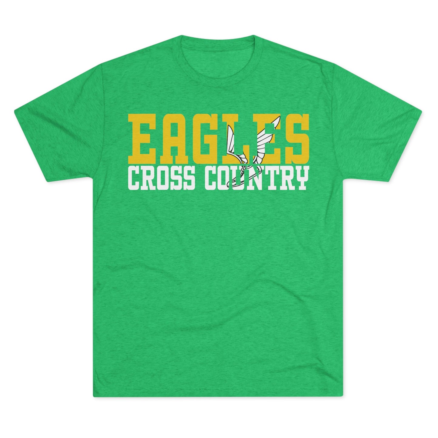 Cross Country Cutout - Next Level Unisex Tri-Blend Crew Tee