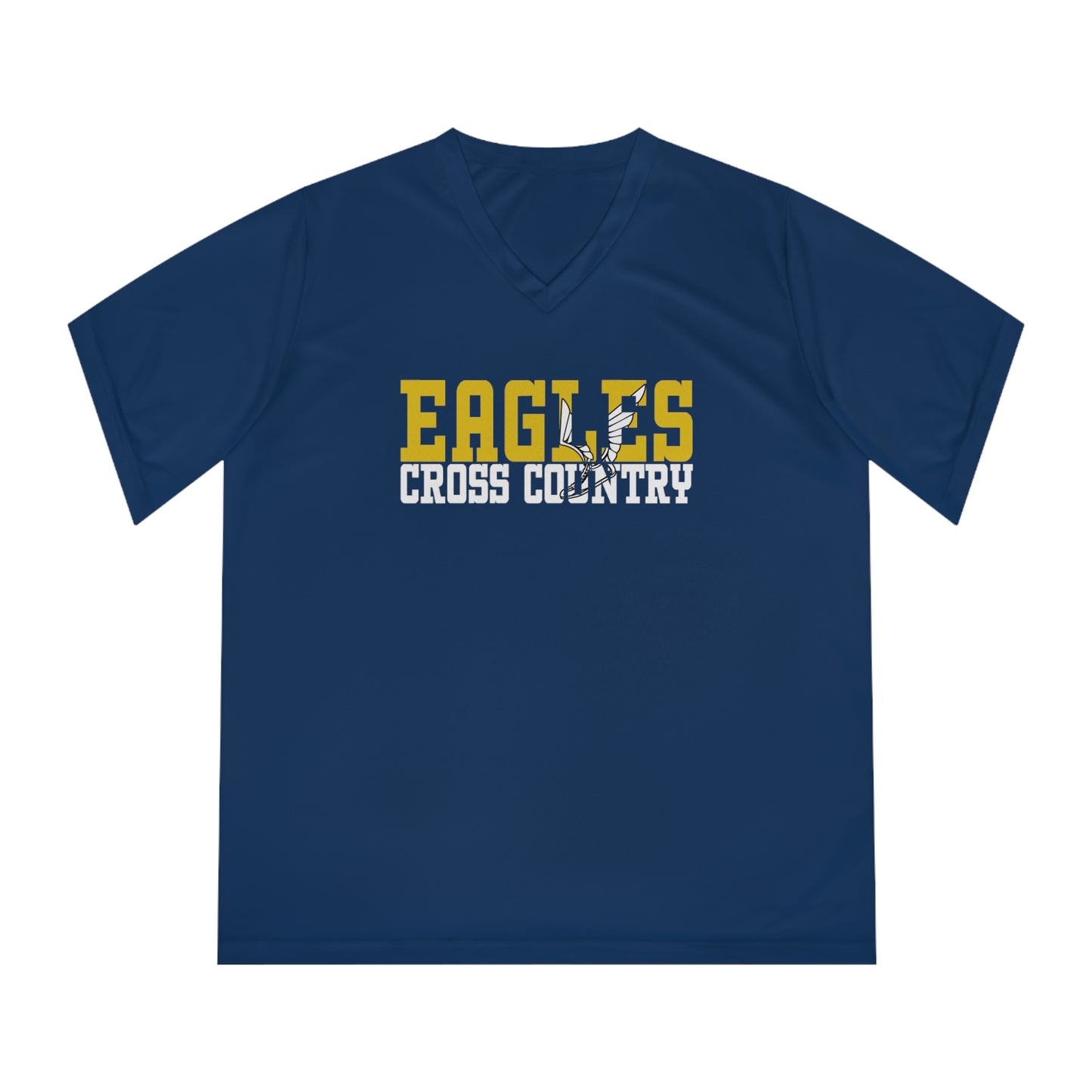 Cross Country Cutout - Team 365 Women's Performance V-Neck T-Shirt