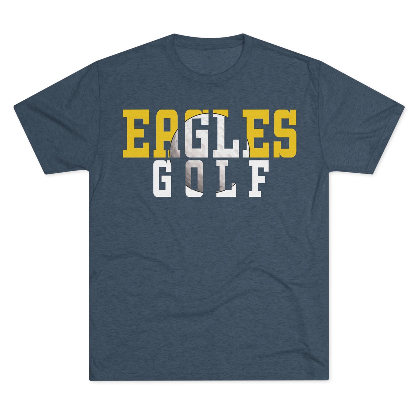 Golf Cutout - Next Level Unisex Tri-Blend Crew Tee