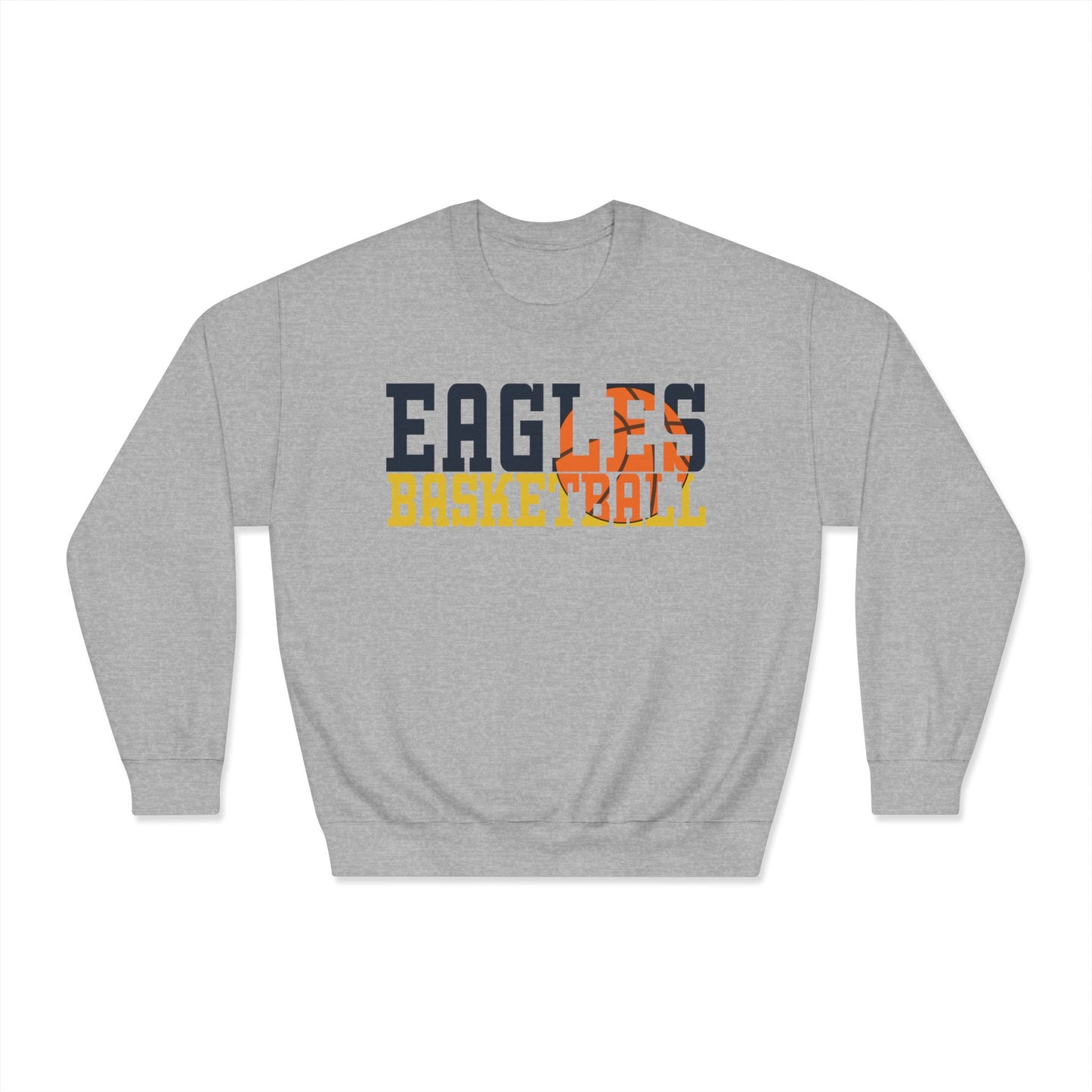 Basketball Cutout - Gildan Unisex DryBlend® Crewneck Sweatshirt