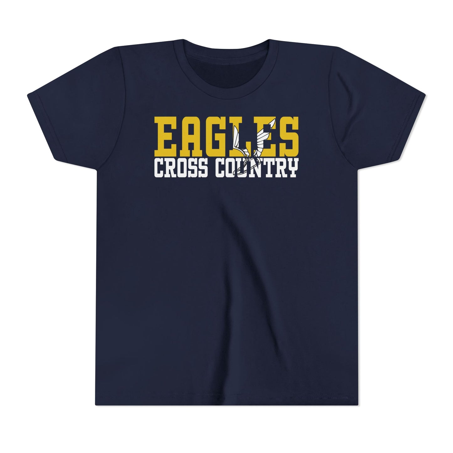 Cross County Cutout - Bella+Canva Youth Short Sleeve Tee