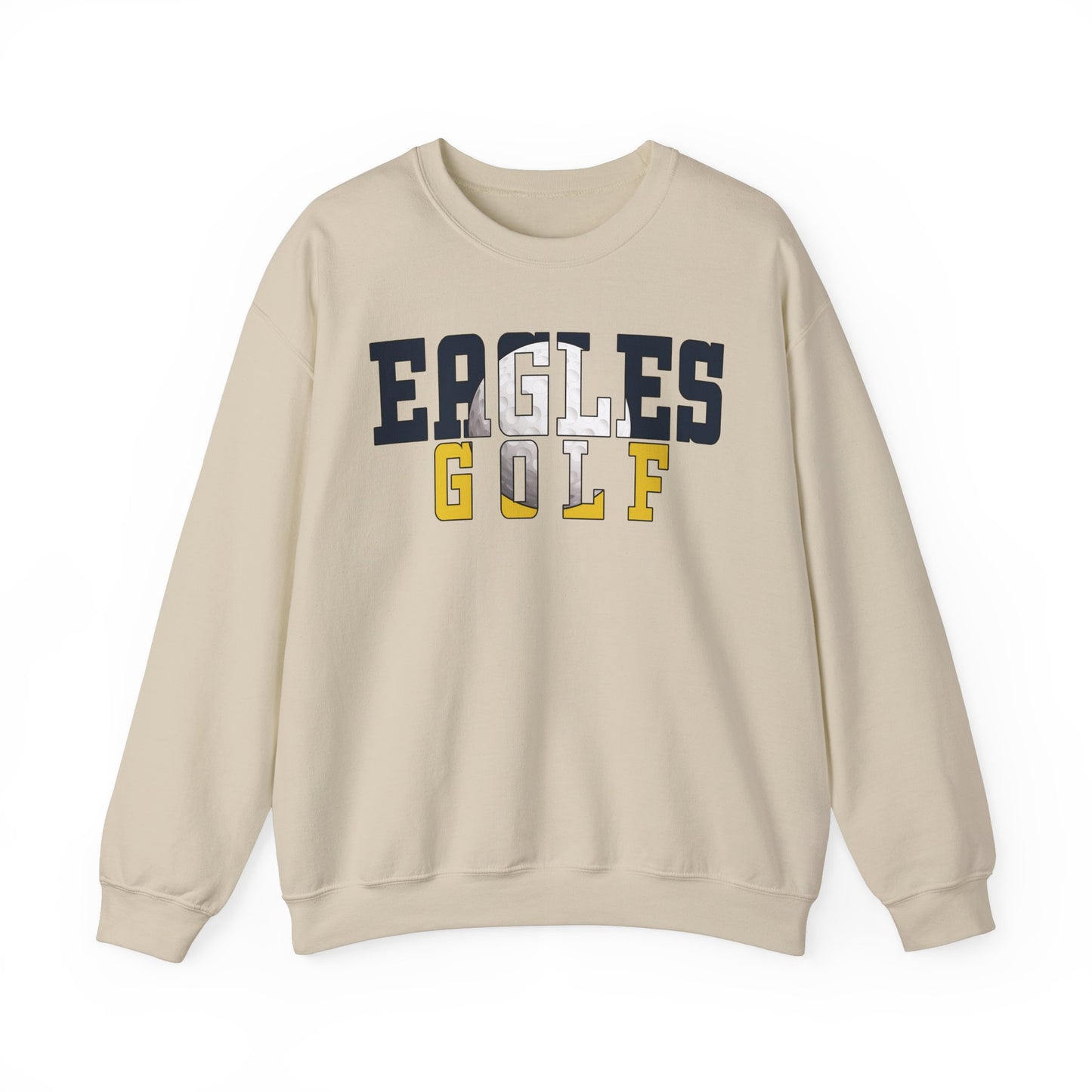 Gold Cutout - Gildan Unisex Heavy Blend™ Crewneck Sweatshirt