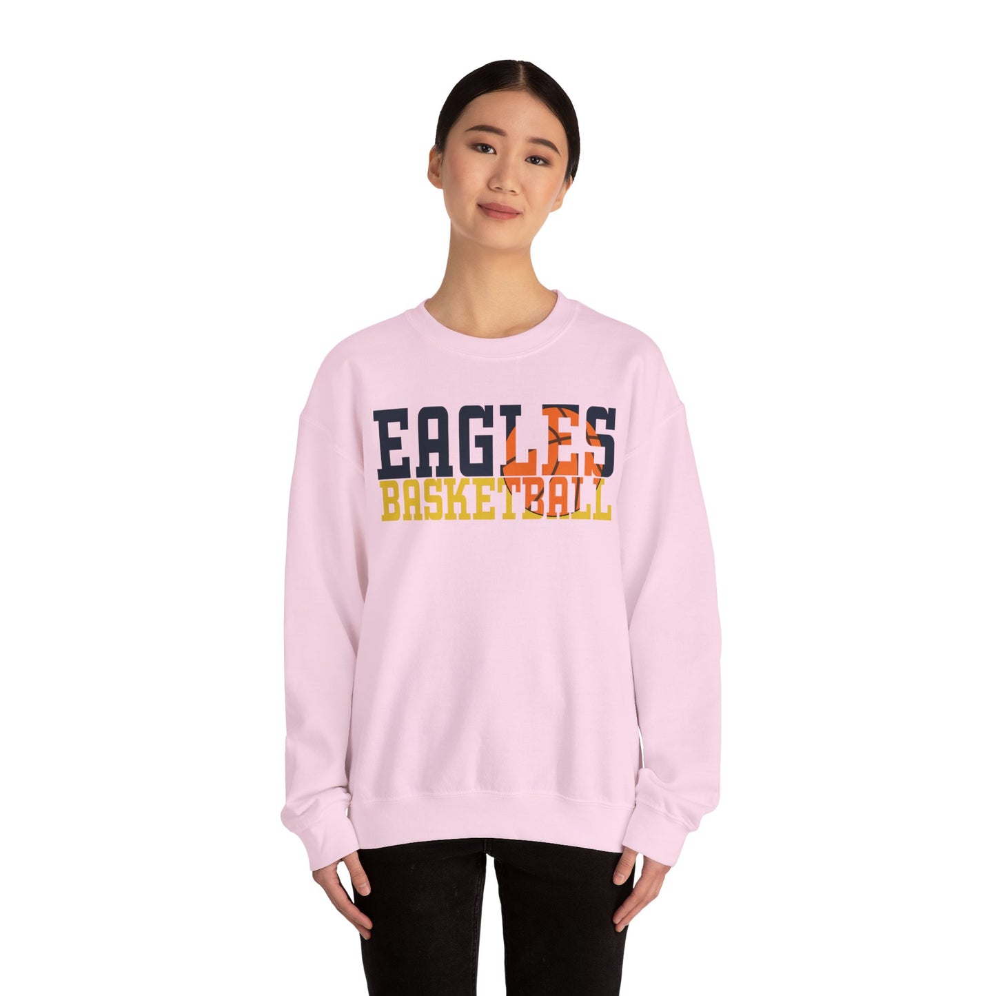 Basketball Cutout - Gildan Unisex Heavy Blend™ Crewneck Sweatshirt