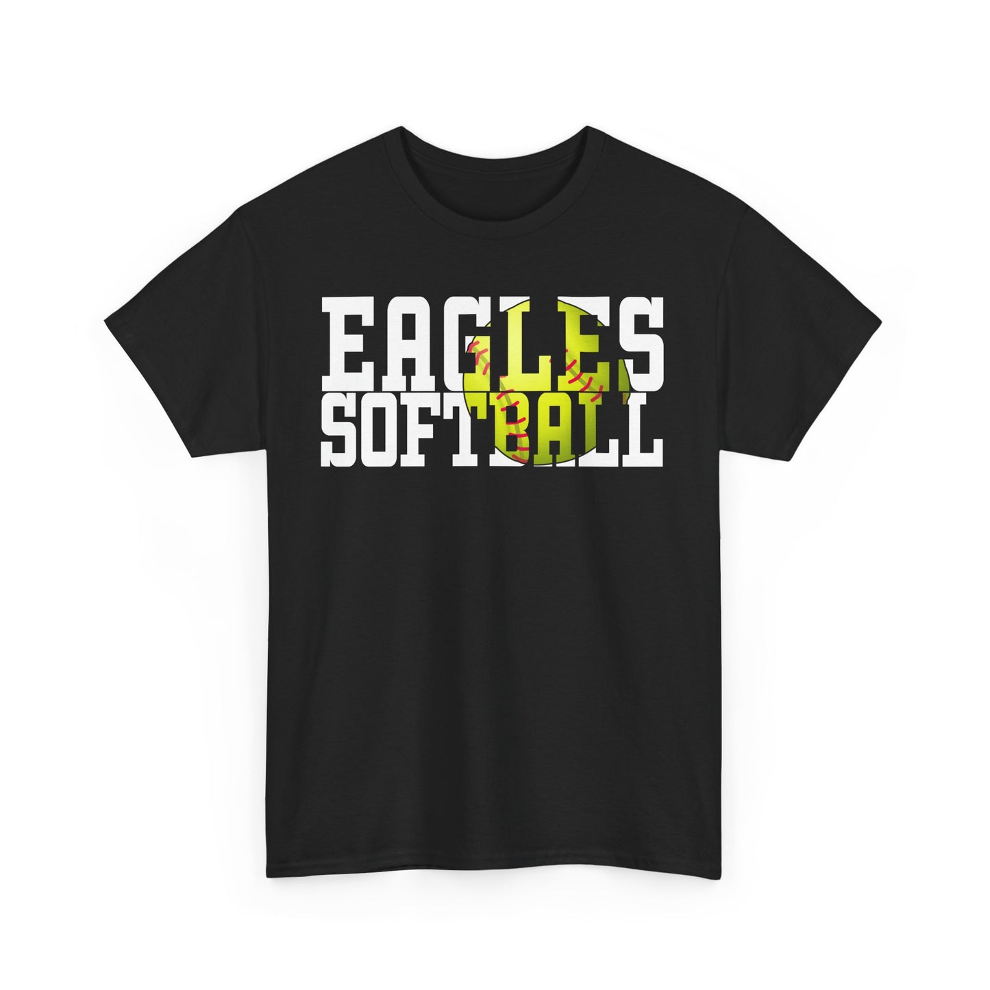 Softball Cutout - Gildan Unisex Heavy Cotton Tee
