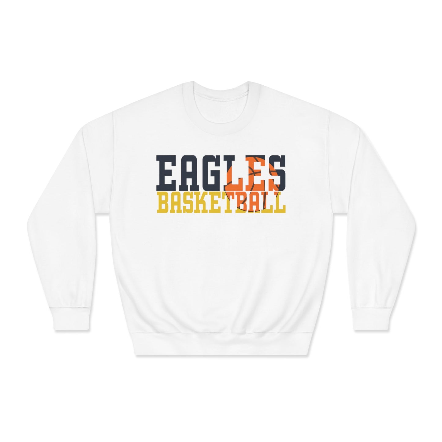 Basketball Cutout - Gildan Unisex DryBlend® Crewneck Sweatshirt