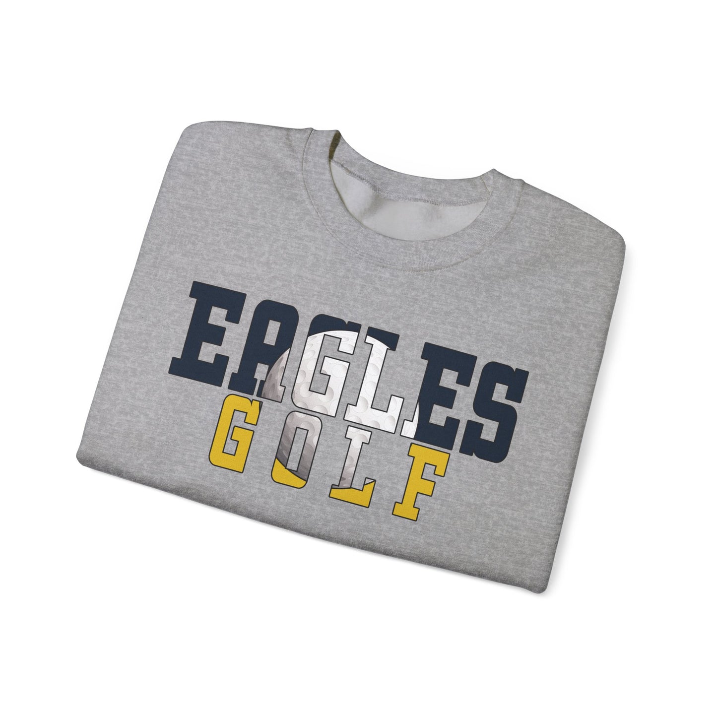 Gold Cutout - Gildan Unisex Heavy Blend™ Crewneck Sweatshirt