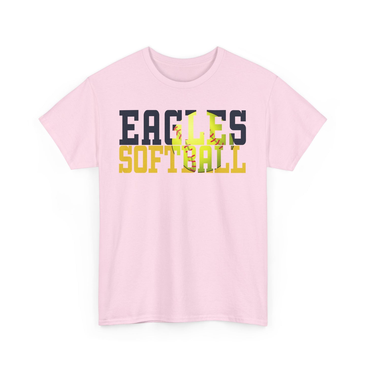 Softball Cutout - Gildan Unisex Heavy Cotton Tee