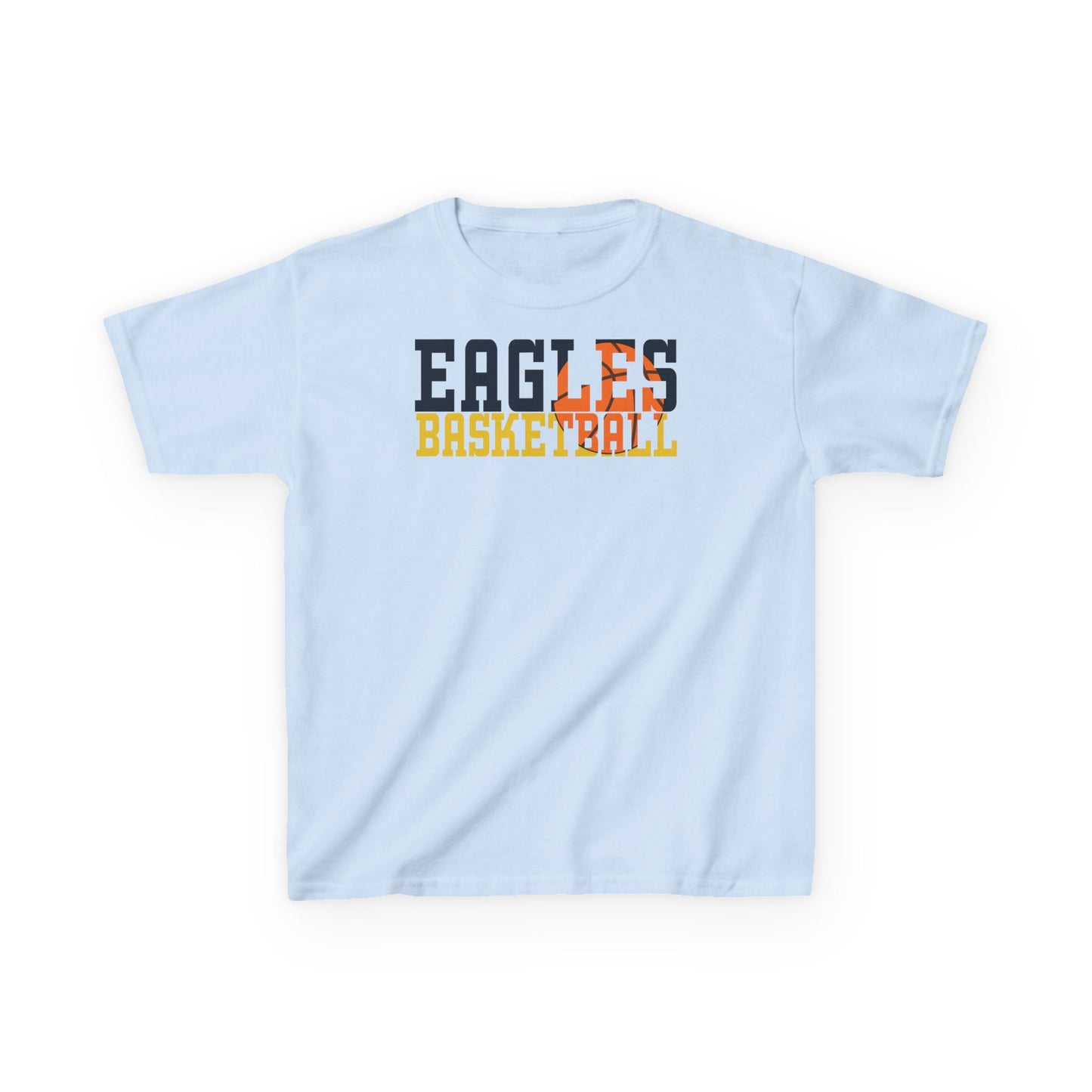 Basketball Cutout - Gildan Kids Heavy Cotton™ Tee