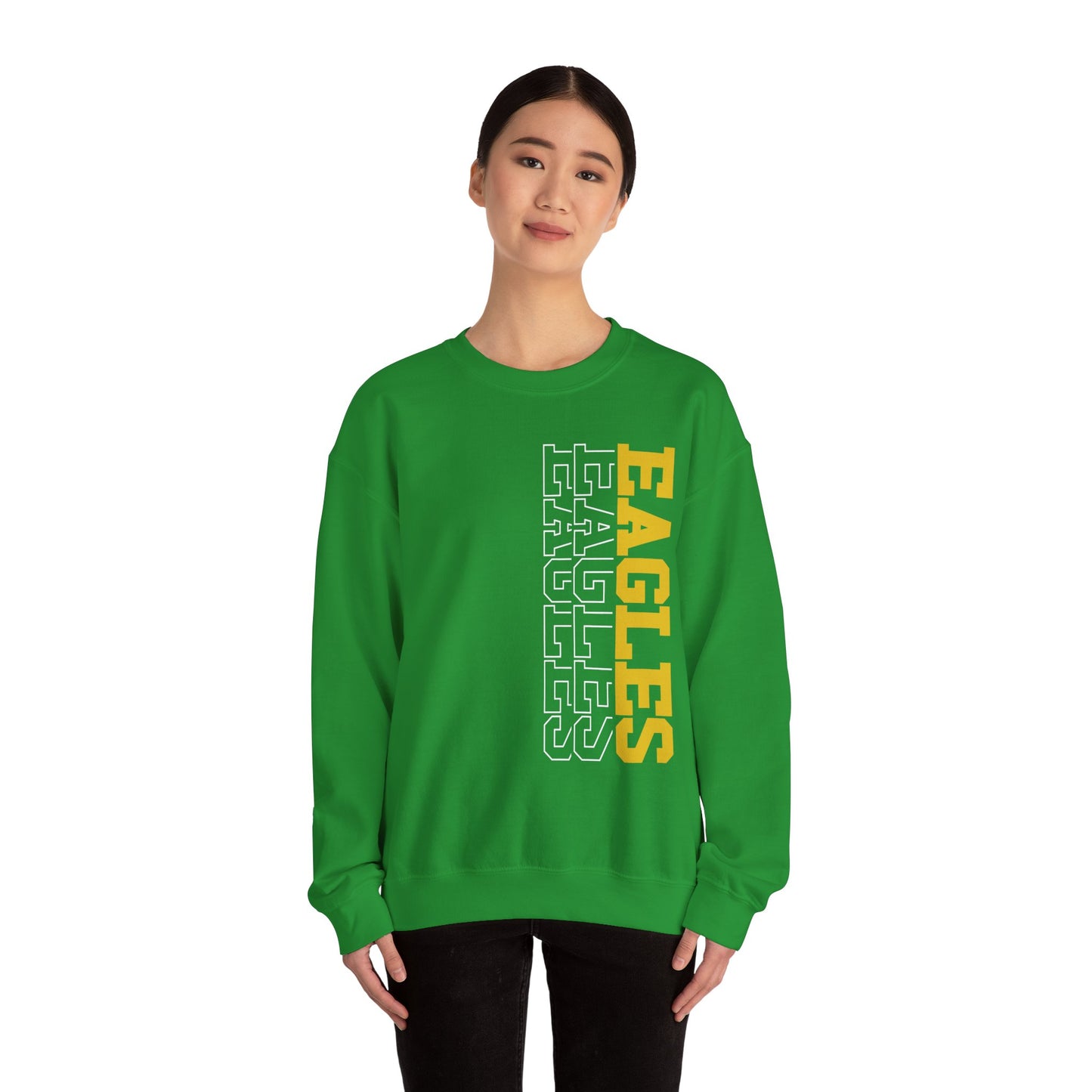Sideways Eagle - Gildan Unisex Heavy Blend™ Crewneck Sweatshirt