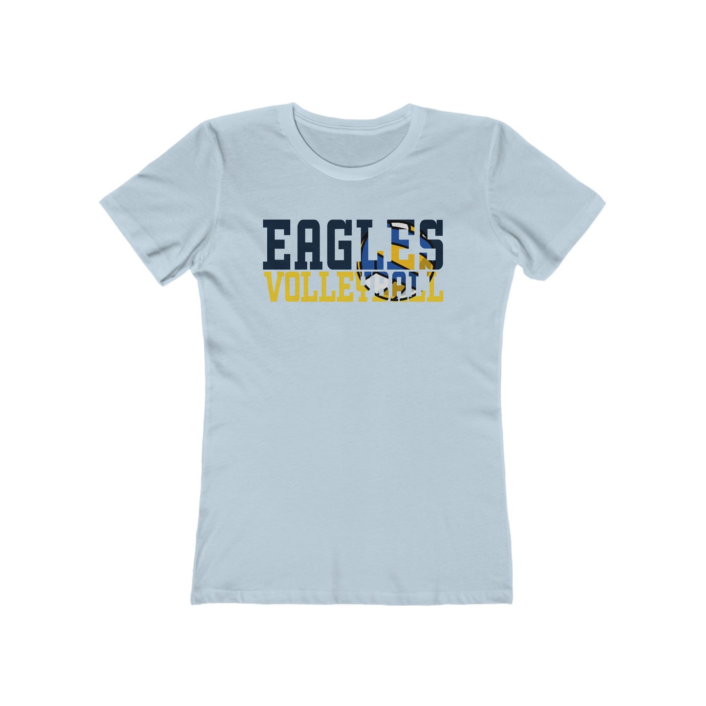 Volleyball Cutout - Next Level Women's The Boyfriend Tee