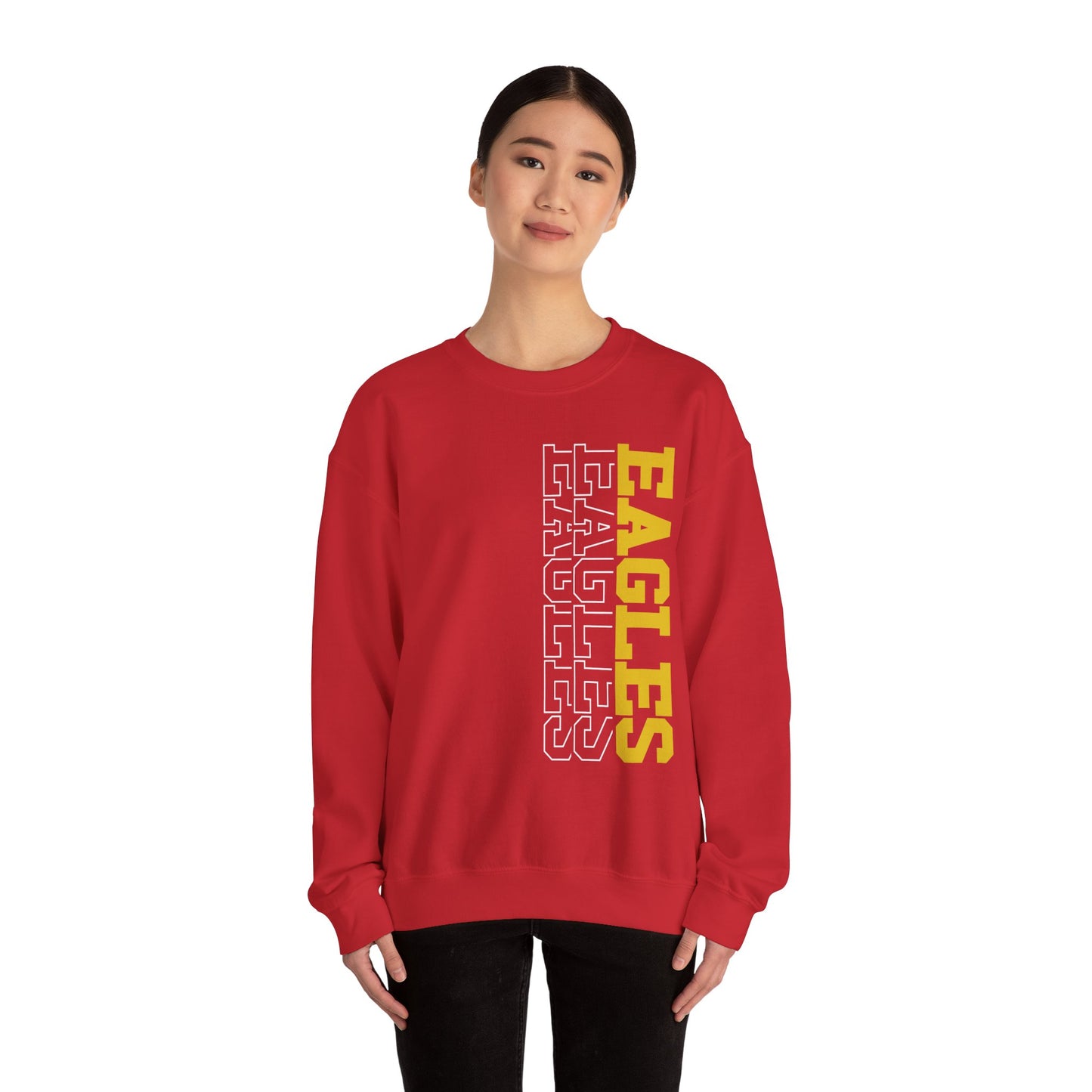 Sideways Eagle - Gildan Unisex Heavy Blend™ Crewneck Sweatshirt