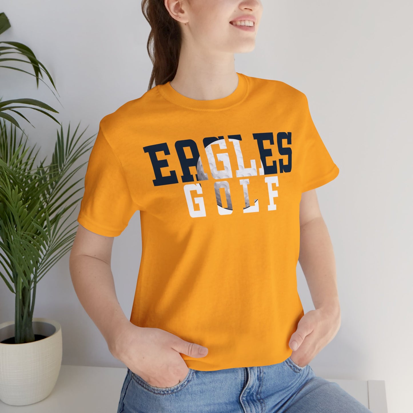 Golf Cutout - Bella+Canva Unisex Jersey Short Sleeve Tee